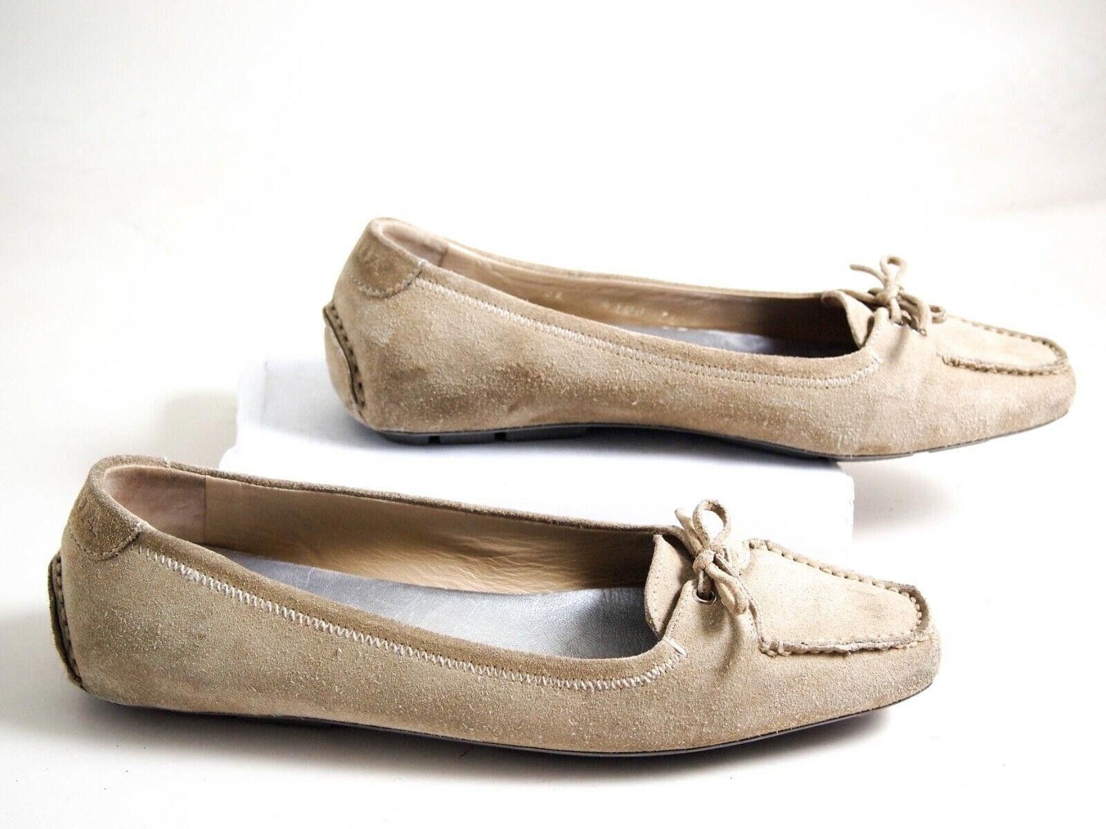 Prada Prada Loafers Beige Suede Women Size EU 36.5 US 6.5 $520 Size US 6.5 / IT 36.5 - 2 Thumbnail