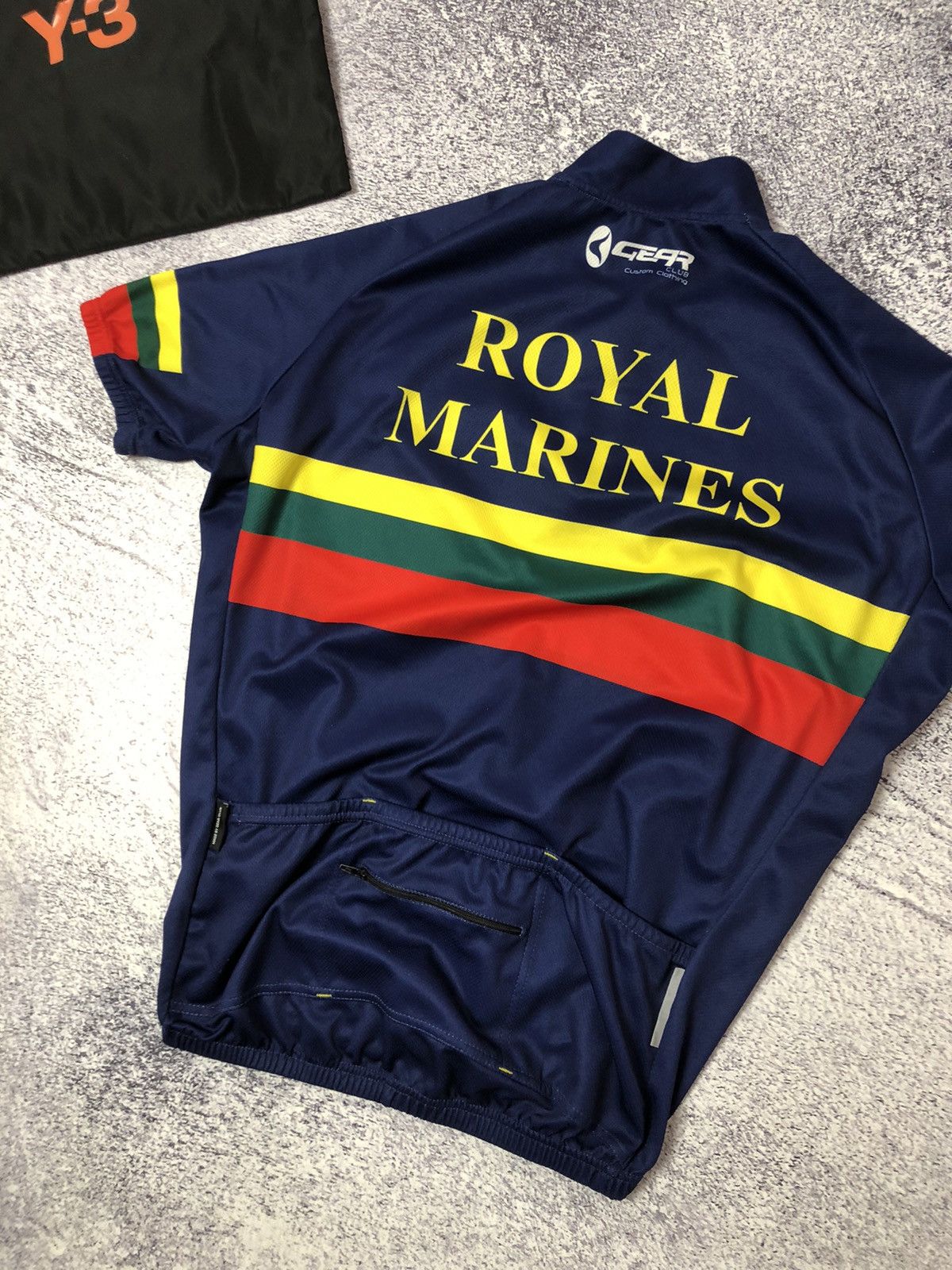 Vintage Vintage cycling shirt Royal Marines rare size L y2k casual Size US L / EU 52-54 / 3 - 7 Thumbnail
