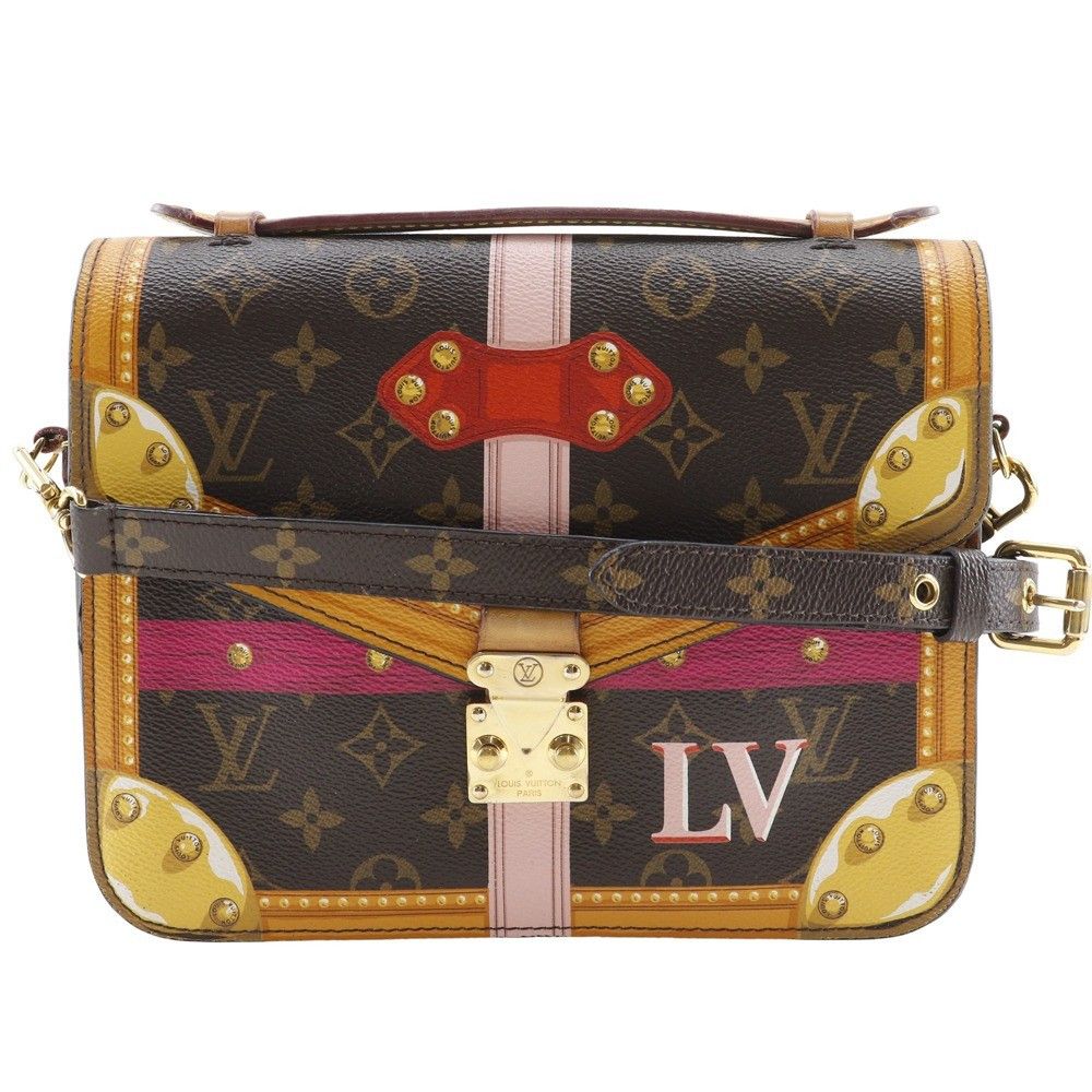 Louis Vuitton Louis Vuitton Pochette Metis Limited Edition Summer Trunks Monogram Canvas Size ONE SIZE - 1 Thumbnail