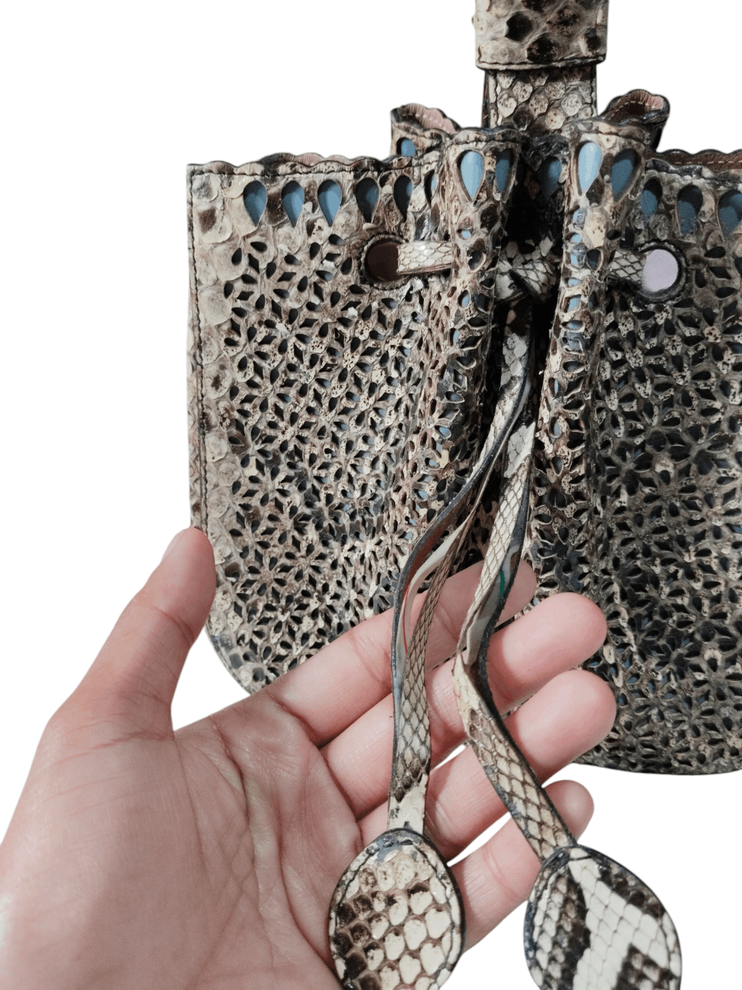 Alaia Alaïa Phyton leather Bucket bag Size ONE SIZE - 6 Thumbnail