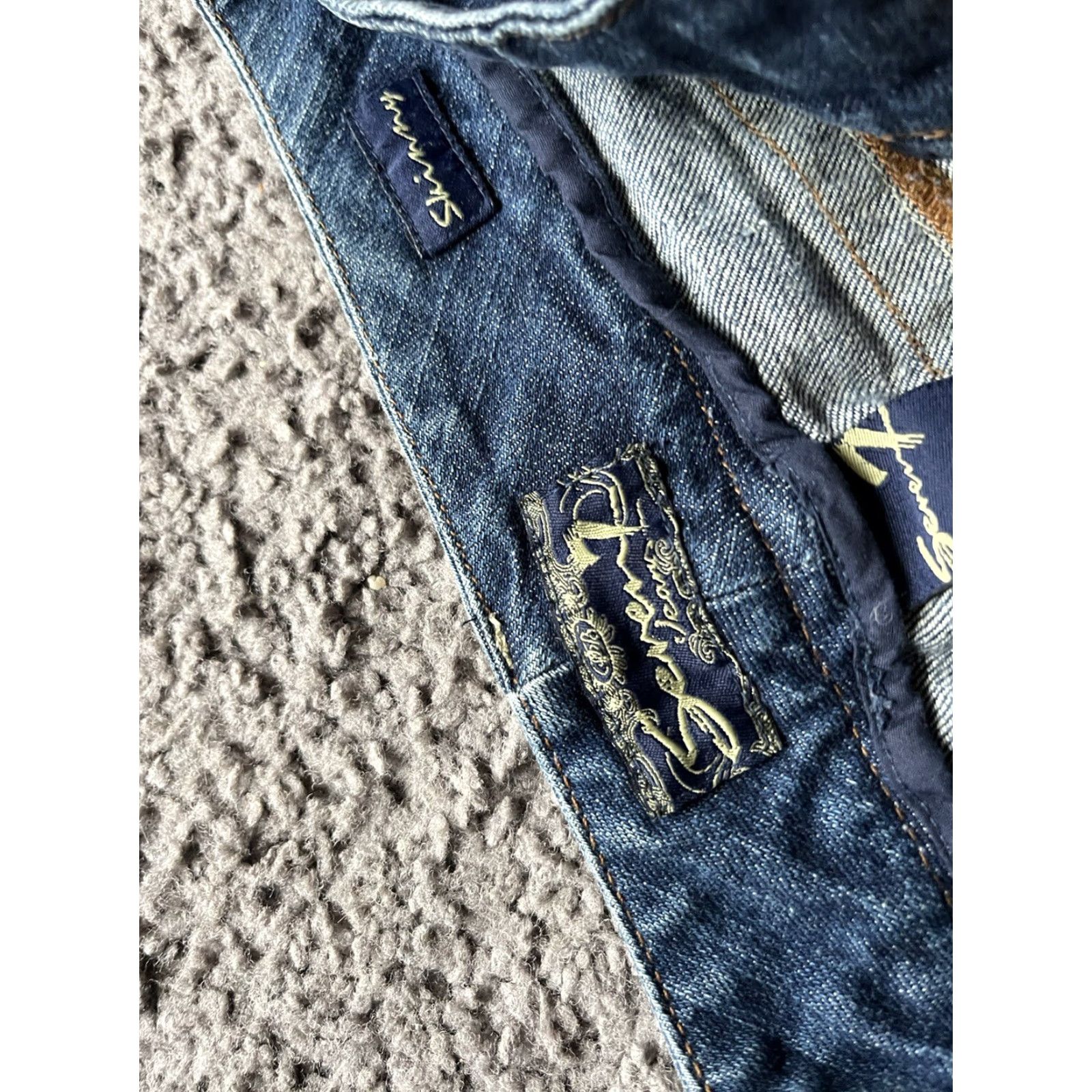 Vintage Seven7 Sz 26 Skinny Jeans Ankle Tapered Blue Dark Wash Women Size 26" / US 2 / IT 38 - 7 Thumbnail