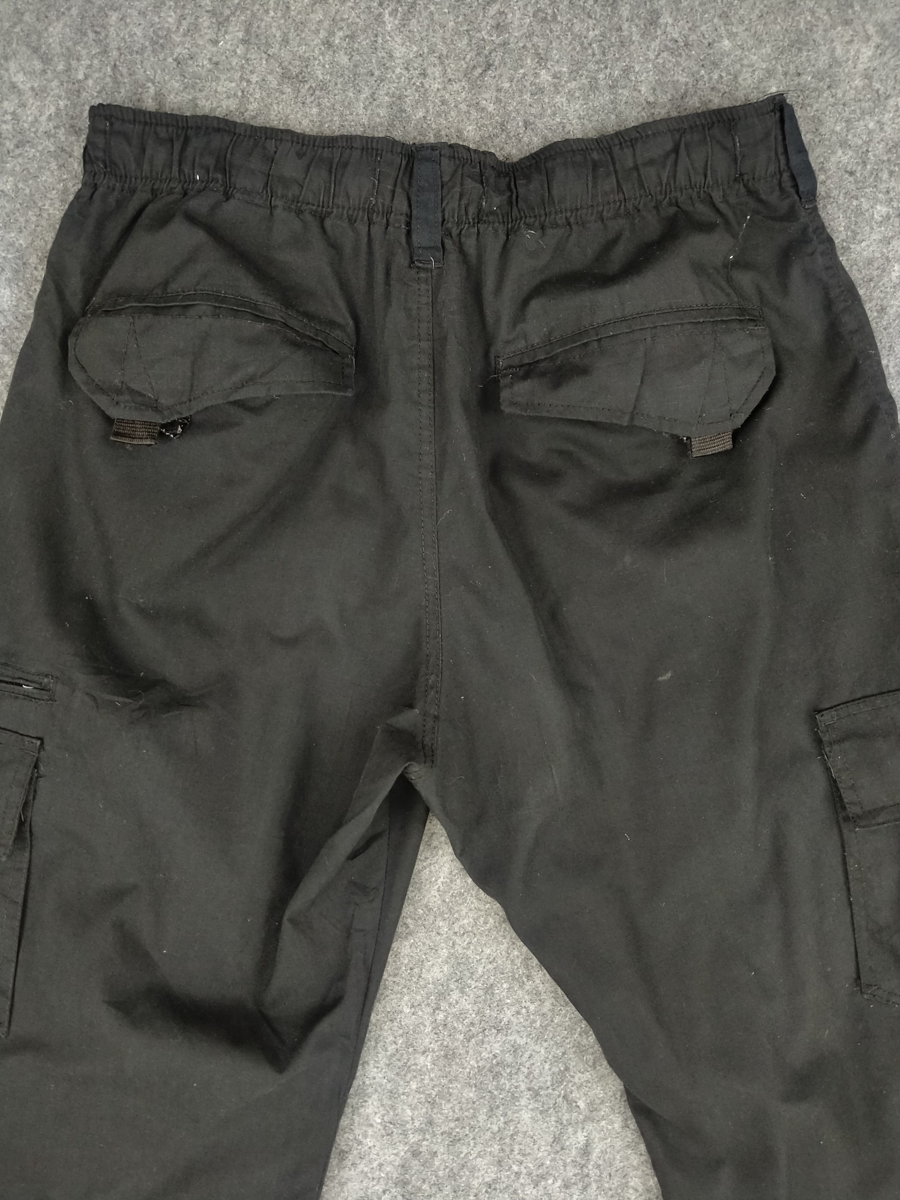 Japanese Brand Vintage Elastic/Drawstring Waist Japanese Cargo Pants CP093 Size US 31 - 3 Thumbnail