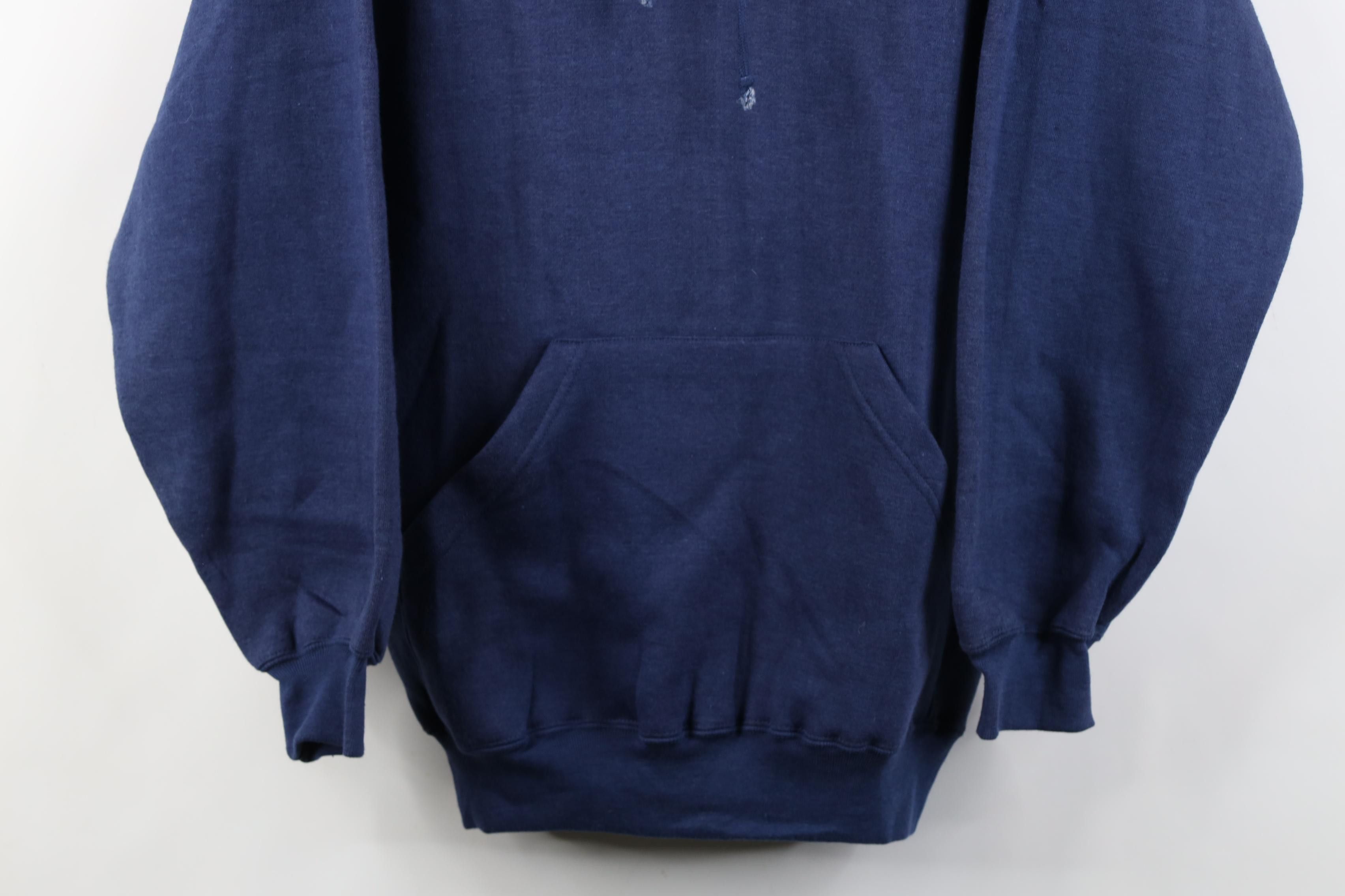 Vintage Deadstock Vintage 90s Streetwear Blank Heavyweight Hoodie Size US M / EU 48-50 / 2 - 3 Thumbnail