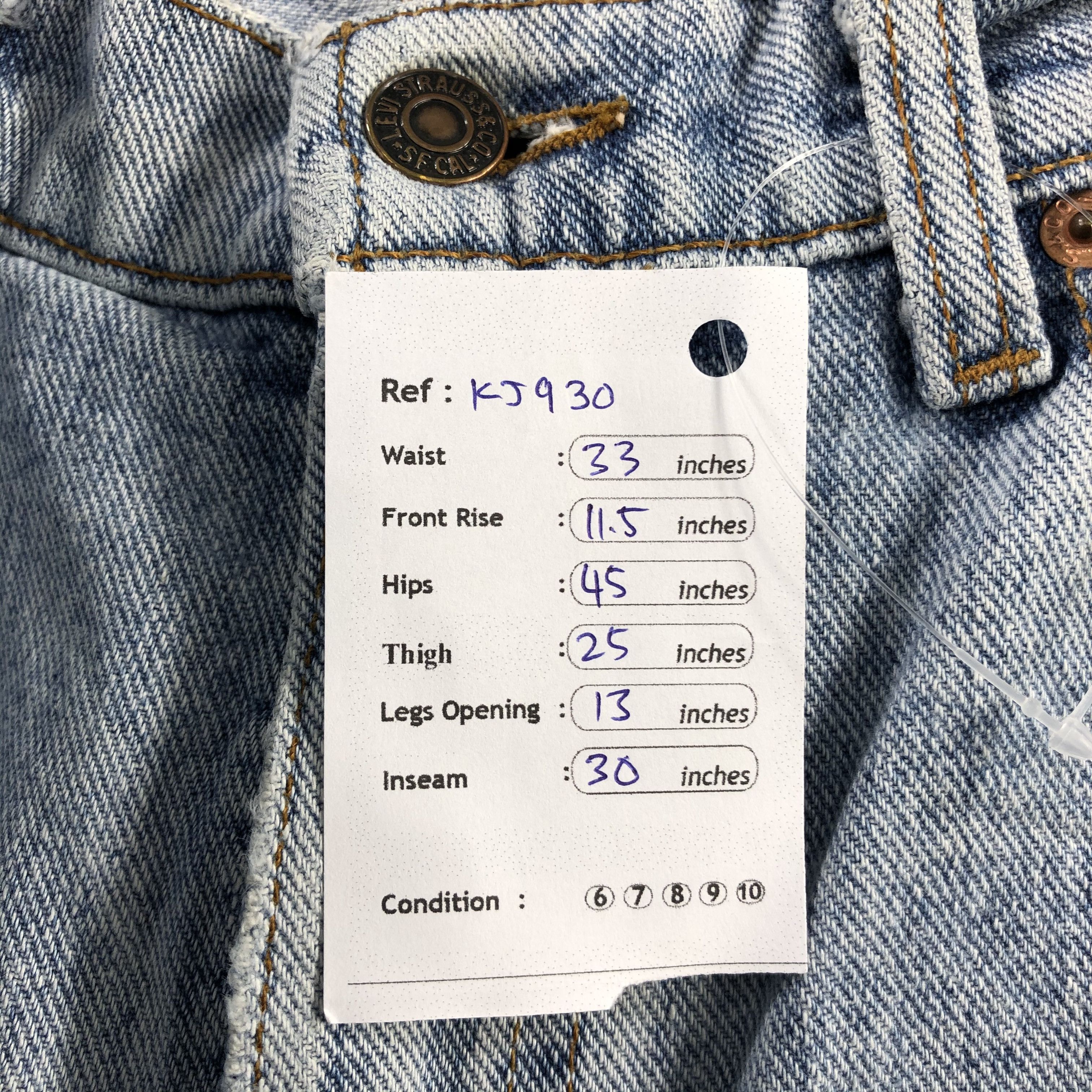 Levi's Vintage 90s Levis 560 Jeans Medium Wash Denim KJ930 Size US 32 / EU 48 - 15 Thumbnail
