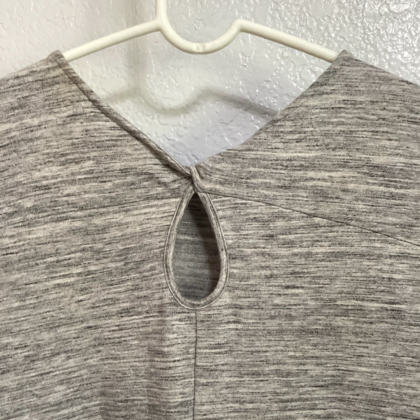 J. Jill J Jill Pure Jill Midi Dress Women S Heather Gray Short Sleeve Pockets Minimalist Size 28" / US 6 / IT 42 - 7 Thumbnail