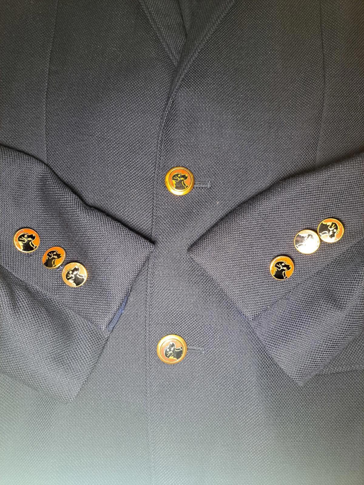 Bonobos Bonobos Marzatto Mens Blazer 36R Navy Cashmere Gold Buttons Size 36R - 6 Thumbnail