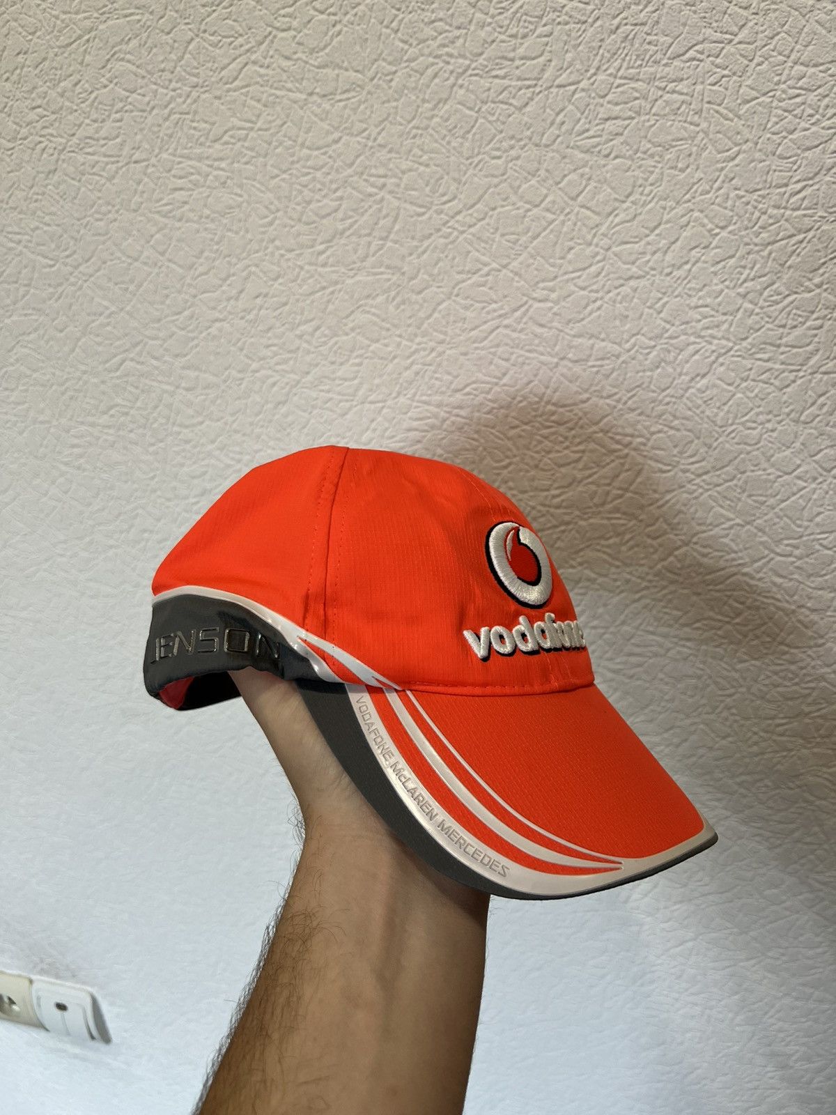 Mercedes-Benz Vintage Vodafone McLaren Mercedes 5 panel Cap Size ONE SIZE - 1 Thumbnail