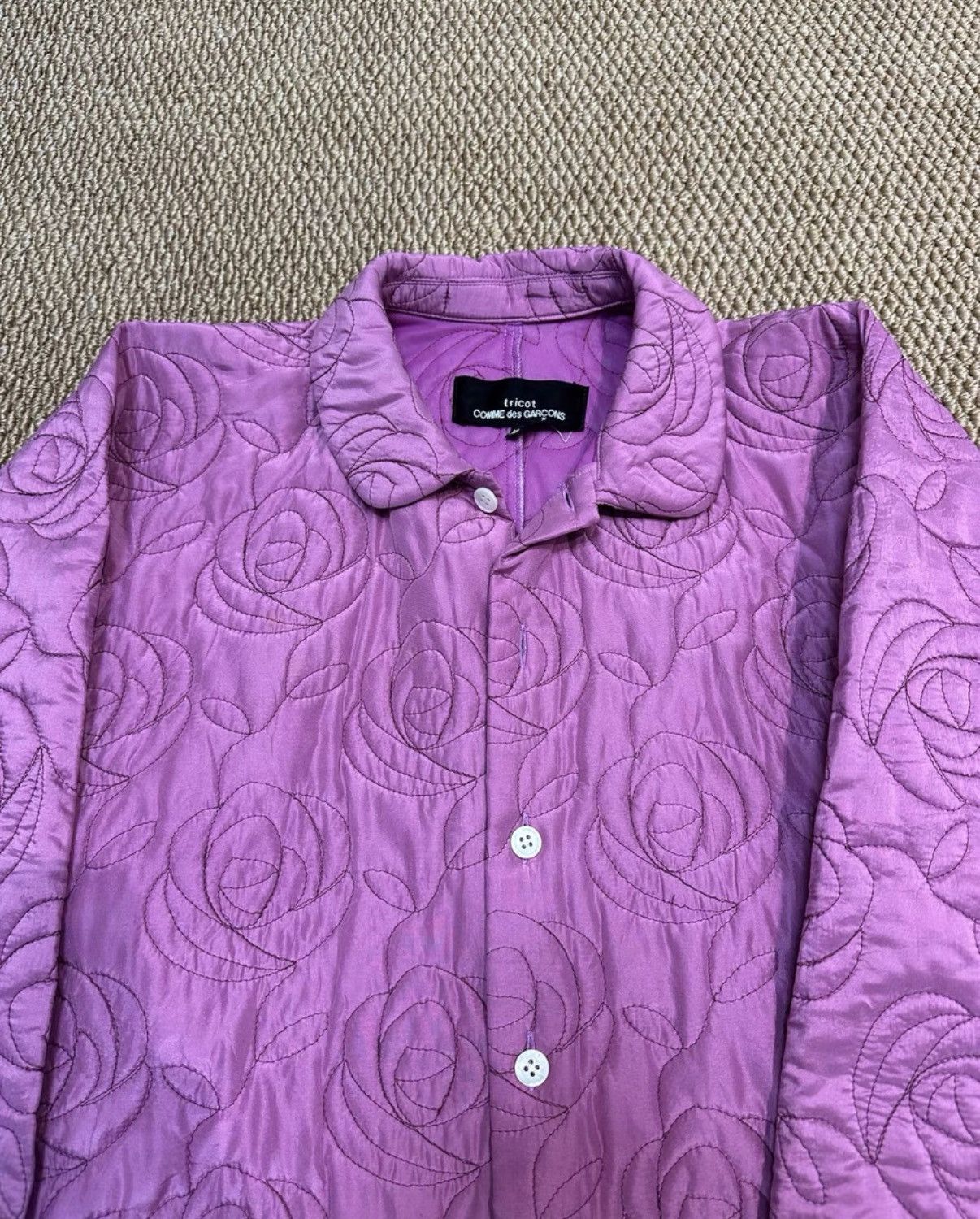 Comme des Garcons Comme des Garçons Rose Embroidery Light Jacket K23 Size M / US 6-8 / IT 42-44 - 4 Thumbnail
