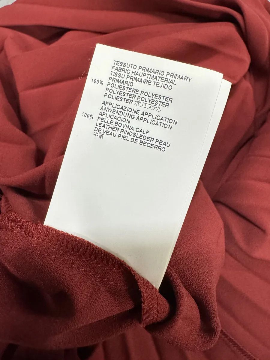 Maison Margiela AW2011 Maison Margiela Red Plissed Signature Dress Size M / US 6-8 / IT 42-44 - 6 Thumbnail