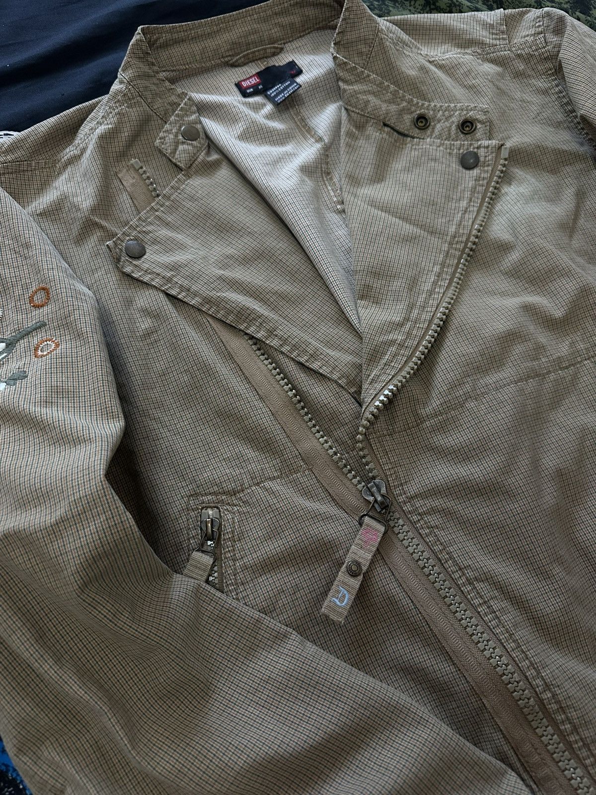 Diesel × Japanese Brand × Vintage Vintage Diesel Hummingbird Jacket 2000’s 00’s retro funky Size US XL / EU 56 / 4 - 3 Thumbnail