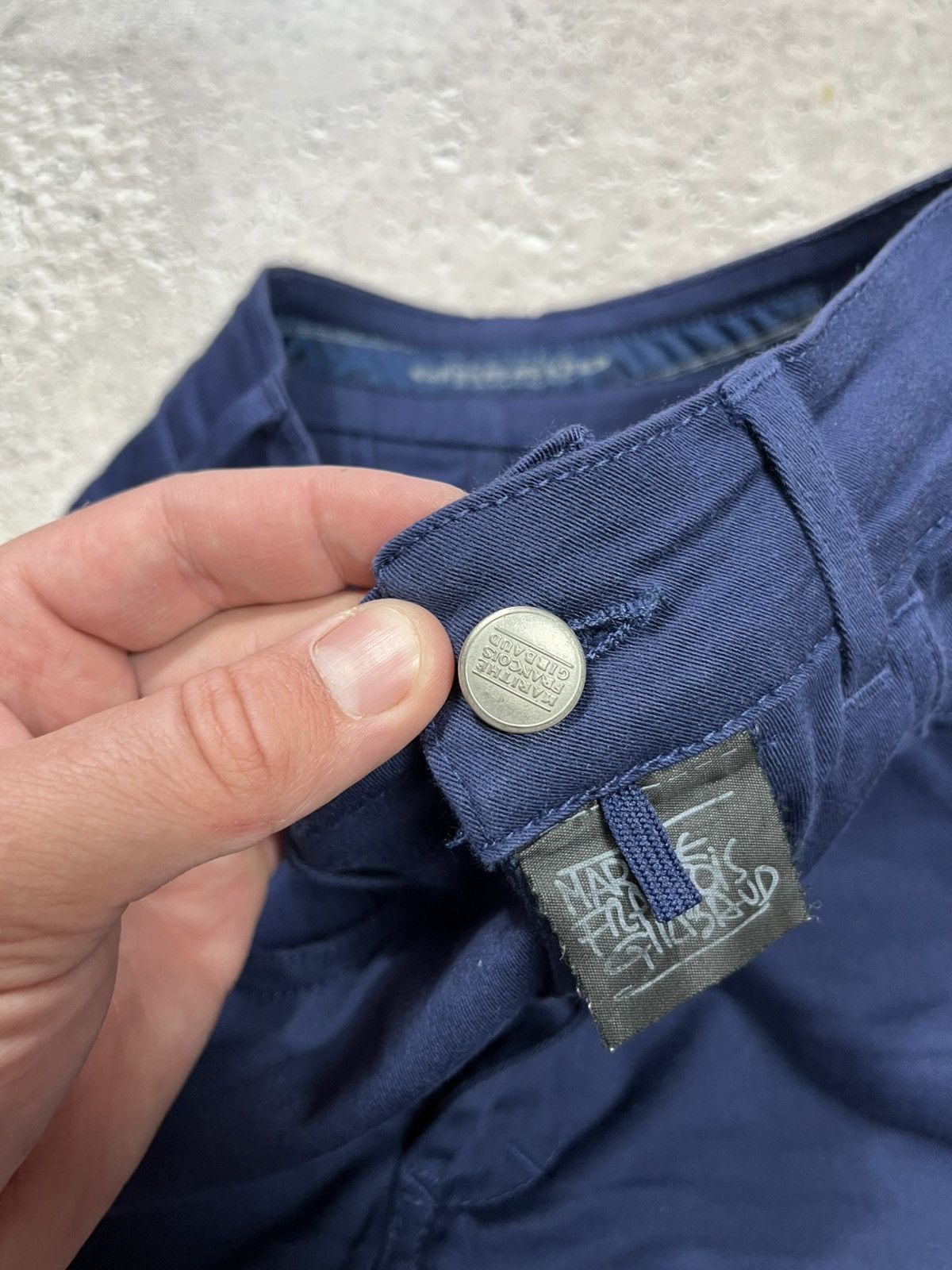 Marithe + Francois Girbaud Marithe Francois Girbaud Navy Slim Fit Stretch Pants Italy Size 24" / US 00 / IT 34 - 7 Thumbnail