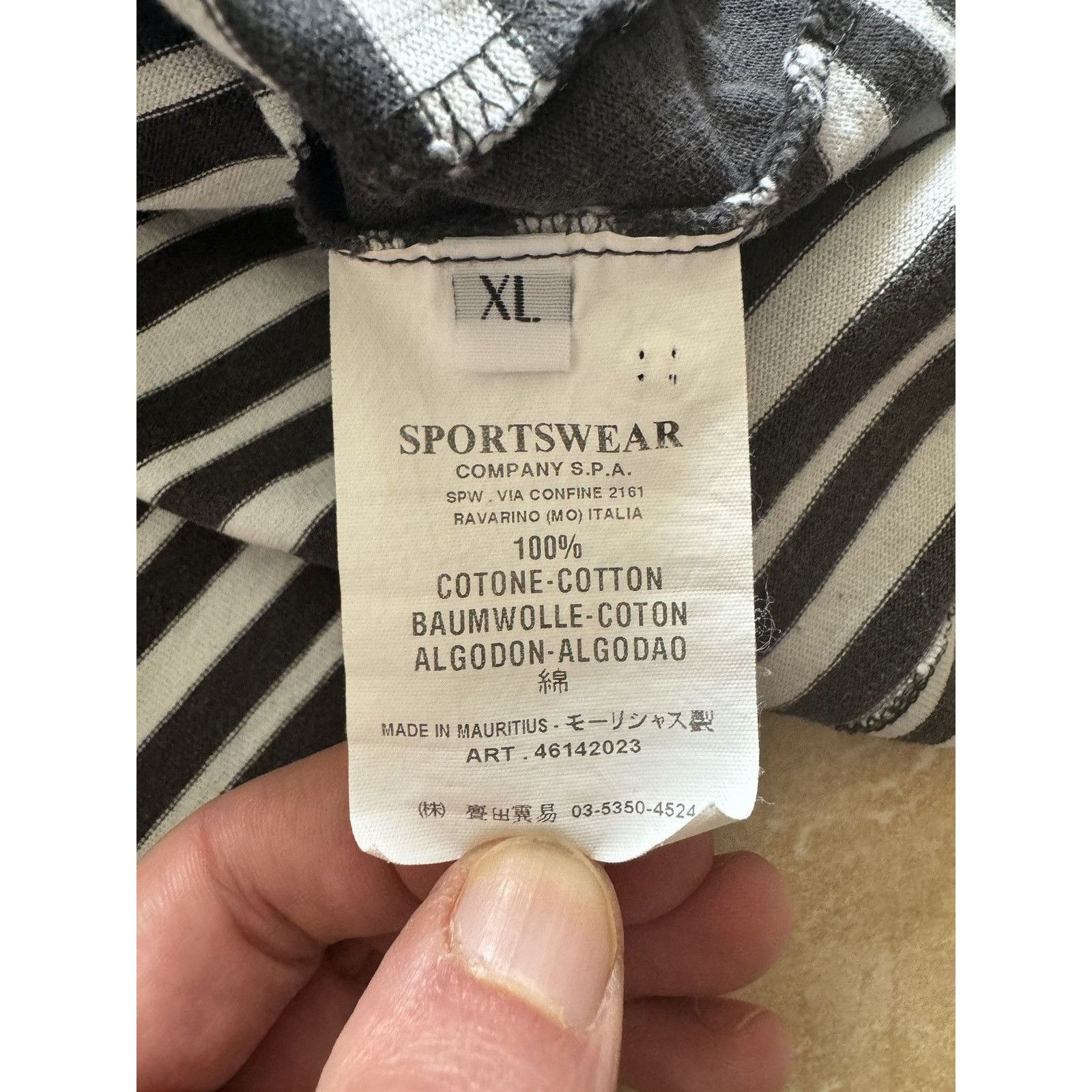 Stone Island Vintage Stone Island Denims Polo Shirt SS2007 Size US L / EU 52-54 / 3 - 3 Thumbnail