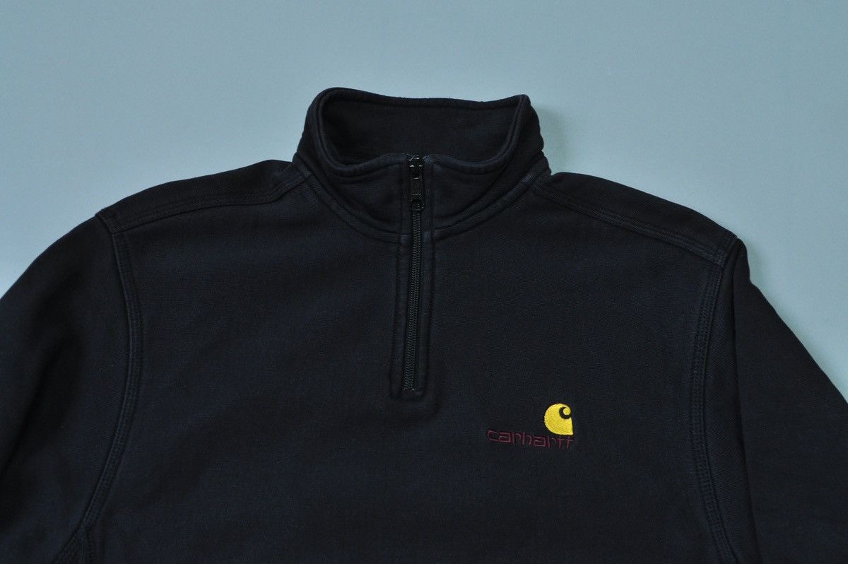 Carhartt × Carhartt Wip Carhartt WIP Half Zip American Script Sweatshirt Size US XS / EU 42 / 0 - 5 Thumbnail