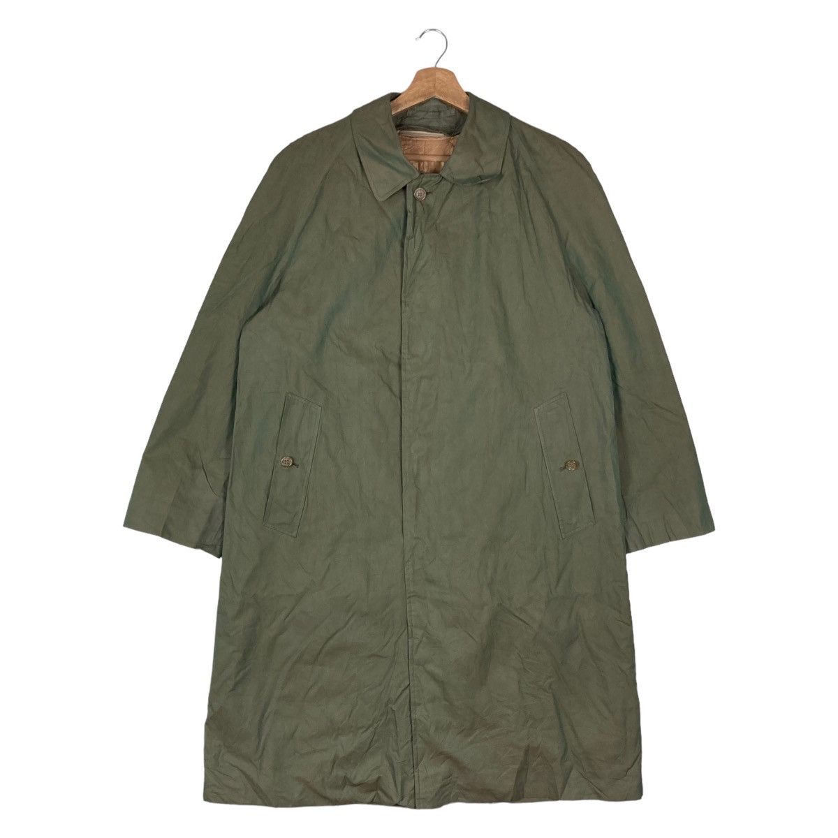 Burberry Burberrys Hidden Flat Button Trench Coat Size US M / EU 48-50 / 2 - 1 Thumbnail