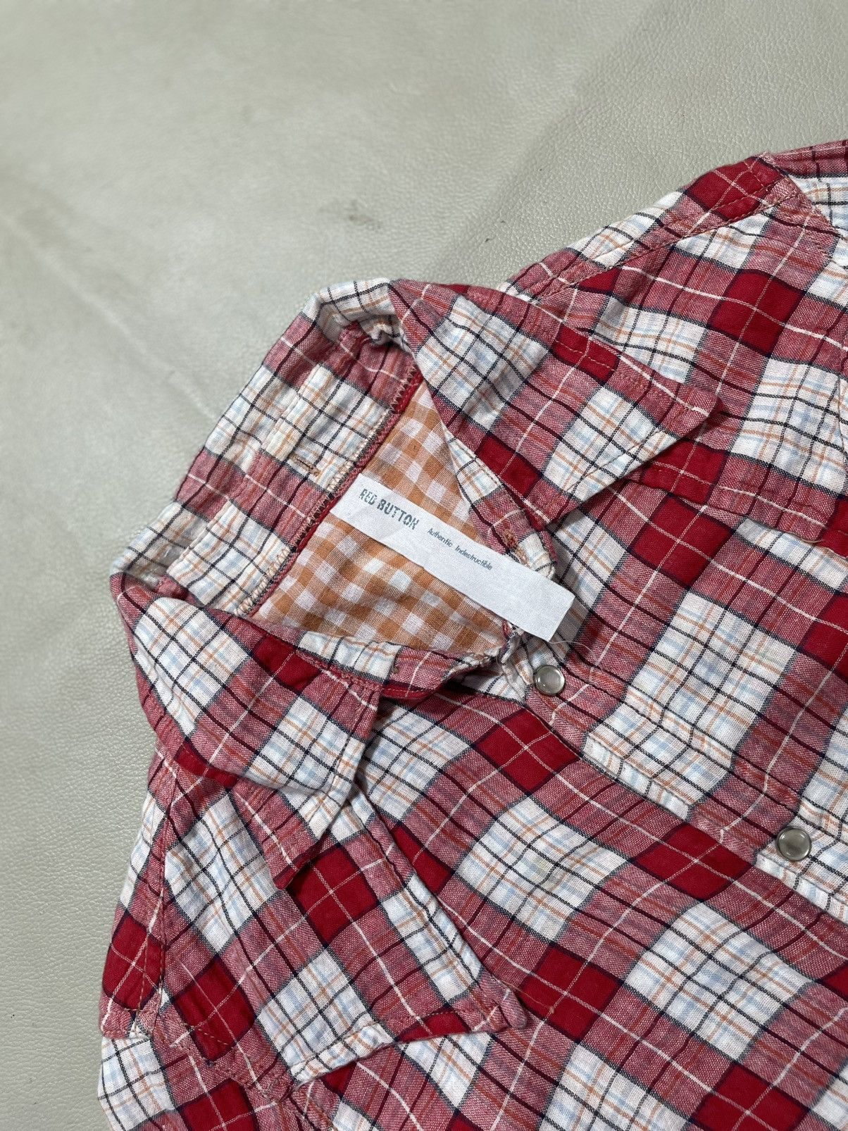Hysteric Glamour Redbutton Distressed Button wastern shirt Size US S / EU 44-46 / 1 - 2 Thumbnail