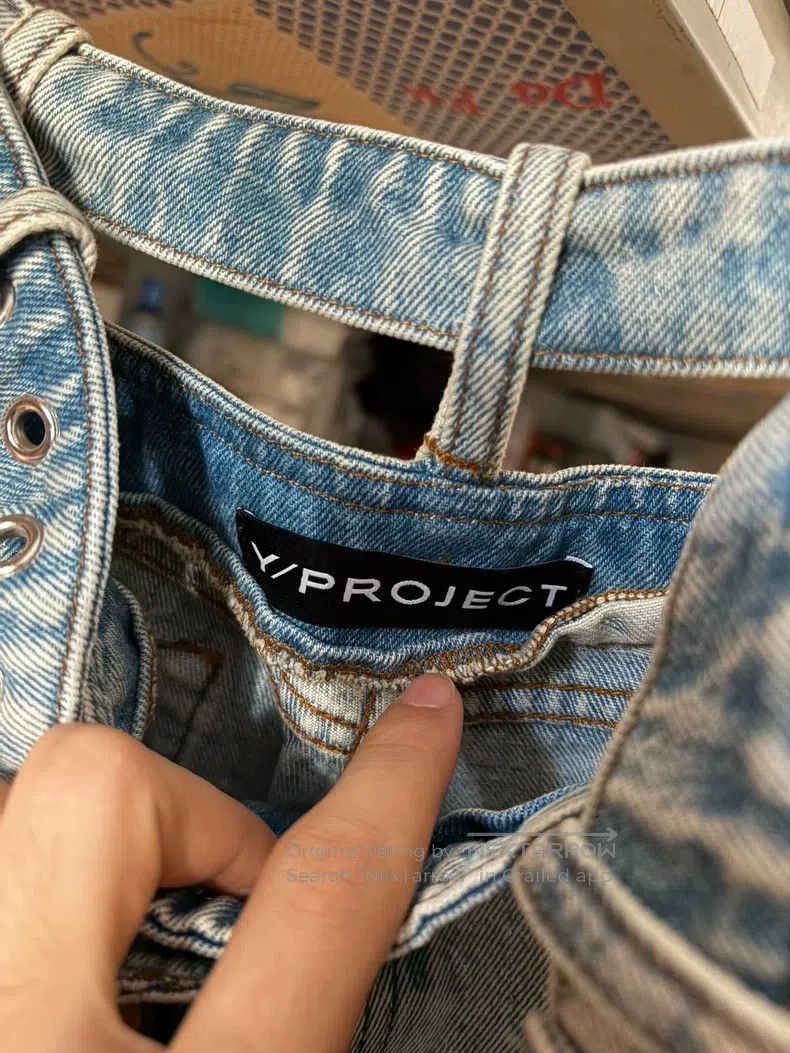 Y/Project Y/PROJECT Size 30 Applique comfortable wide-leg jeans Size US 30 / EU 46 - 3 Thumbnail