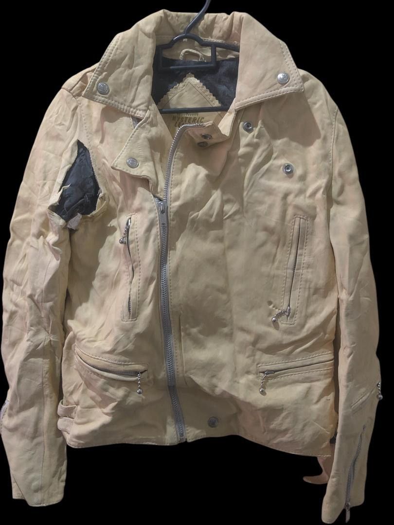Hysteric Glamour × Japanese Brand × Vintage Vintage Distressed Bikers Leather Jacket. Size S / US 4 / IT 40 - 2 Thumbnail