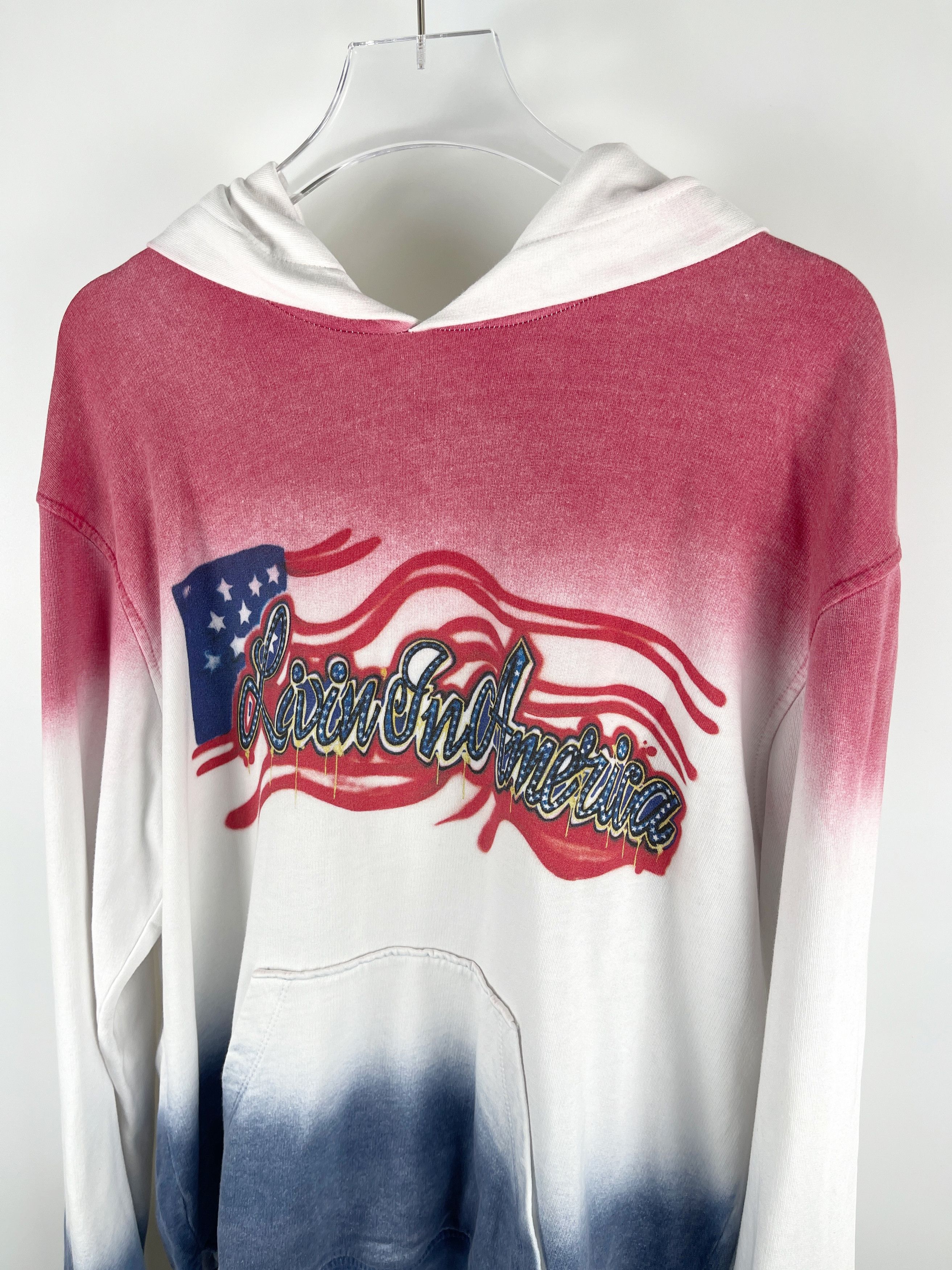 Alchemist Alchemist Bleached "Live In America" Hoodie Size US L / EU 52-54 / 3 - 6 Thumbnail