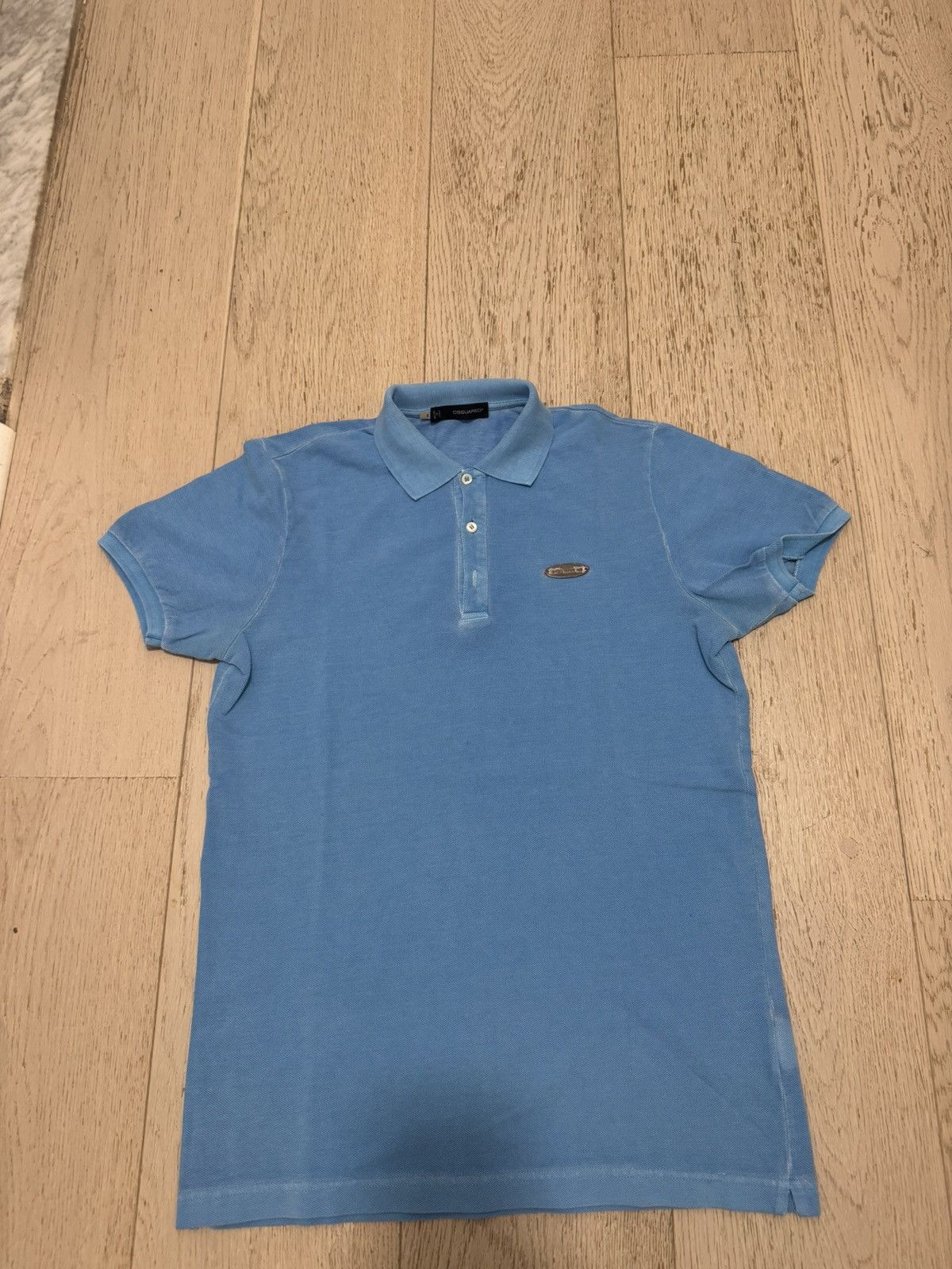 Dsquared2 D squares stone washed Polo Size US S / EU 44-46 / 1 - 1 Thumbnail