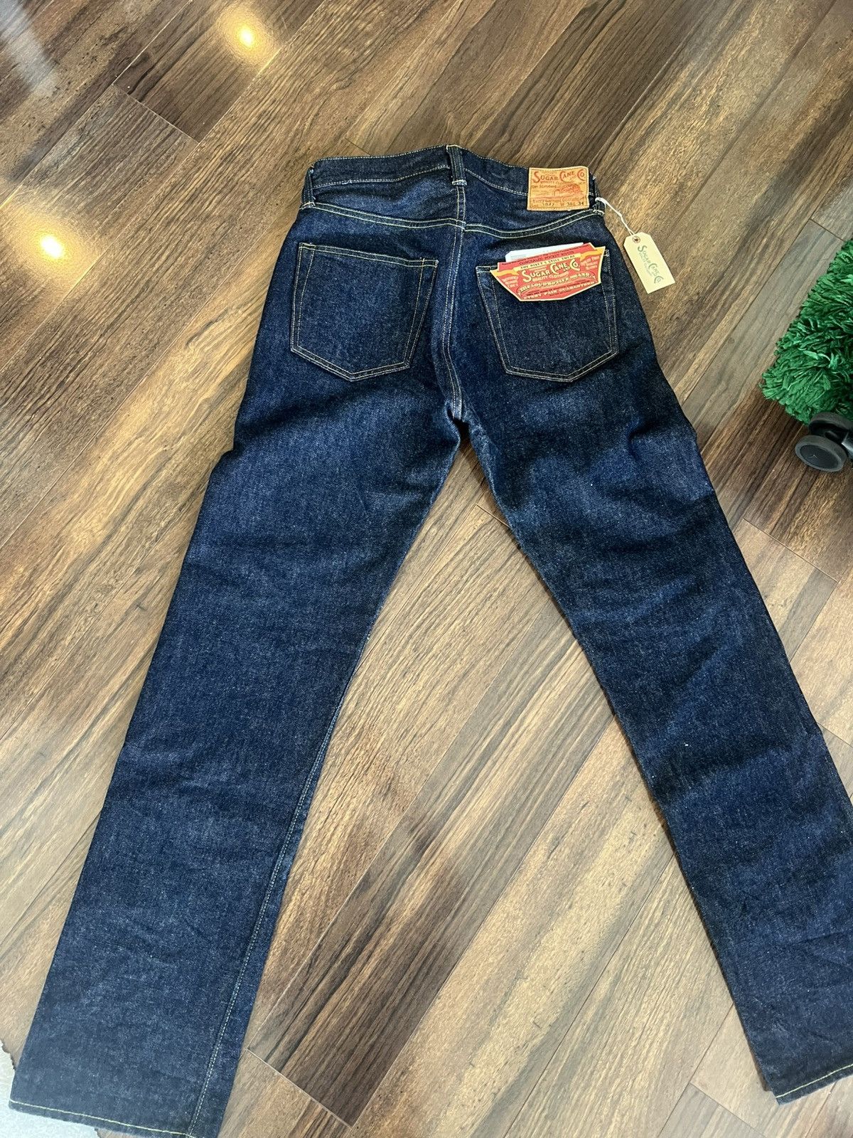 Sugar Cane Sugar Cane 14.25oz okinawa selvedge denim Size US 30 / EU 46 - 2 Thumbnail
