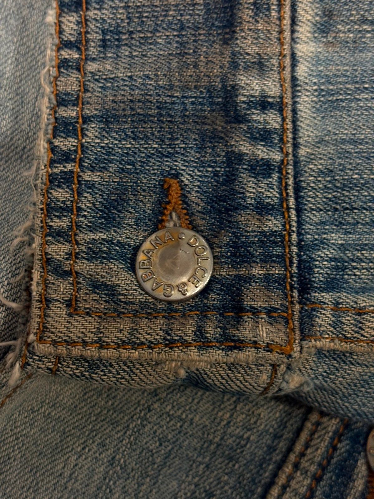Dolce & Gabbana Dolce & Gabbana distressed blue multizip denim jacket Size S / US 4 / IT 40 - 10 Thumbnail