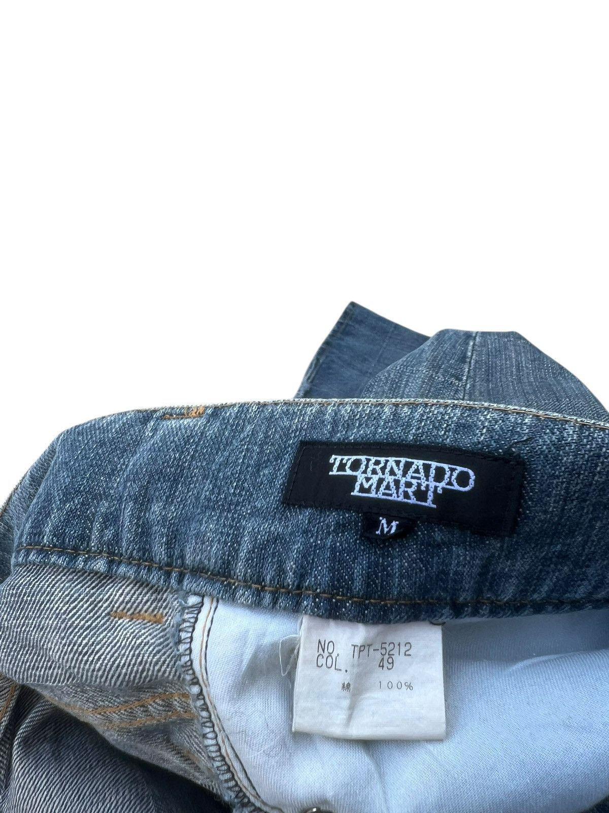 Tornado Mart Archive Tornado Mart Patchwork Denim Super Flare Jeans Size US 31 - 22 Thumbnail