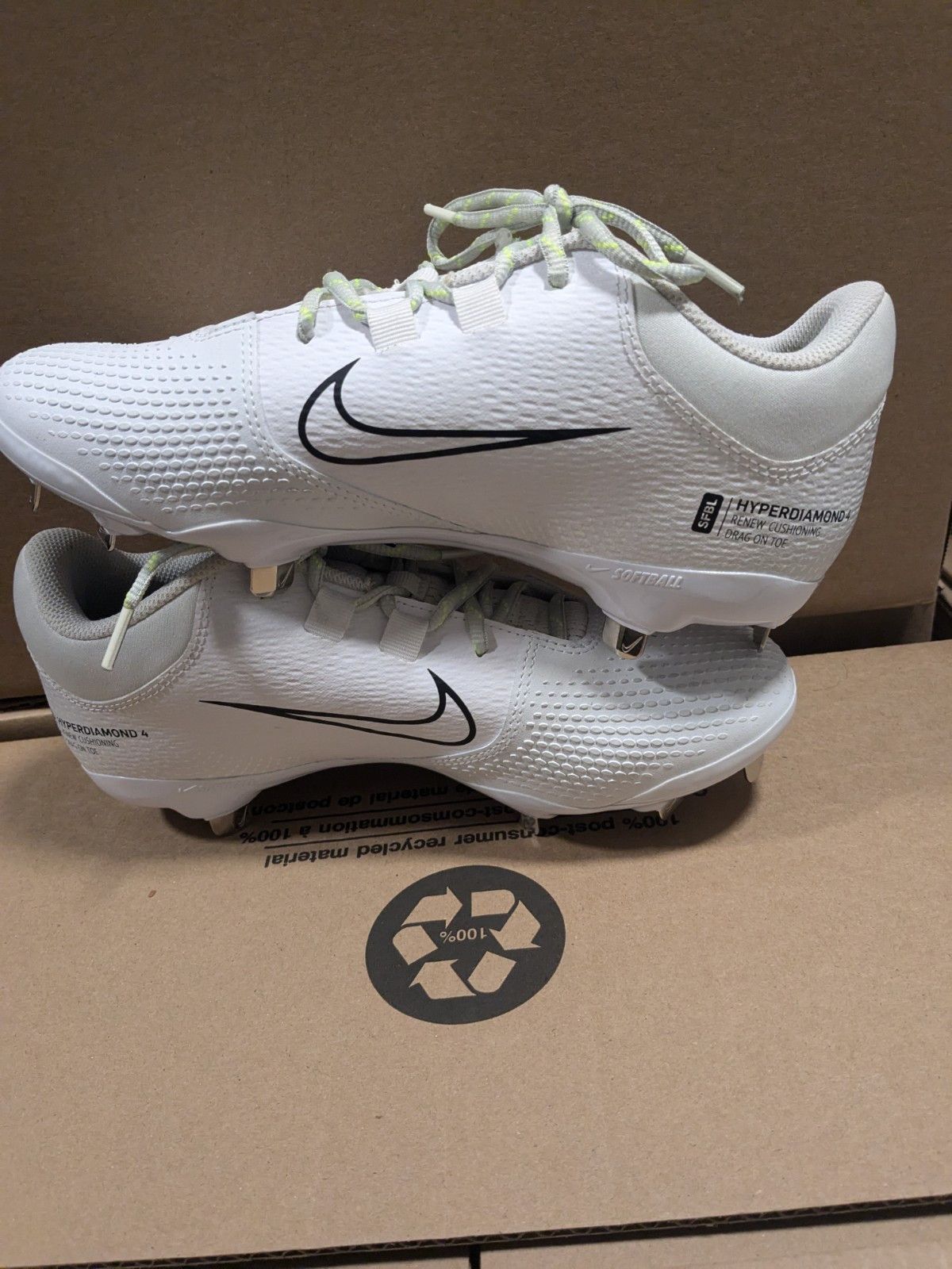 Nike Nike Hyperdiamond 4 Pro Softball Cleats Women's Size 8 New Size US 8 / IT 38 - 4 Thumbnail