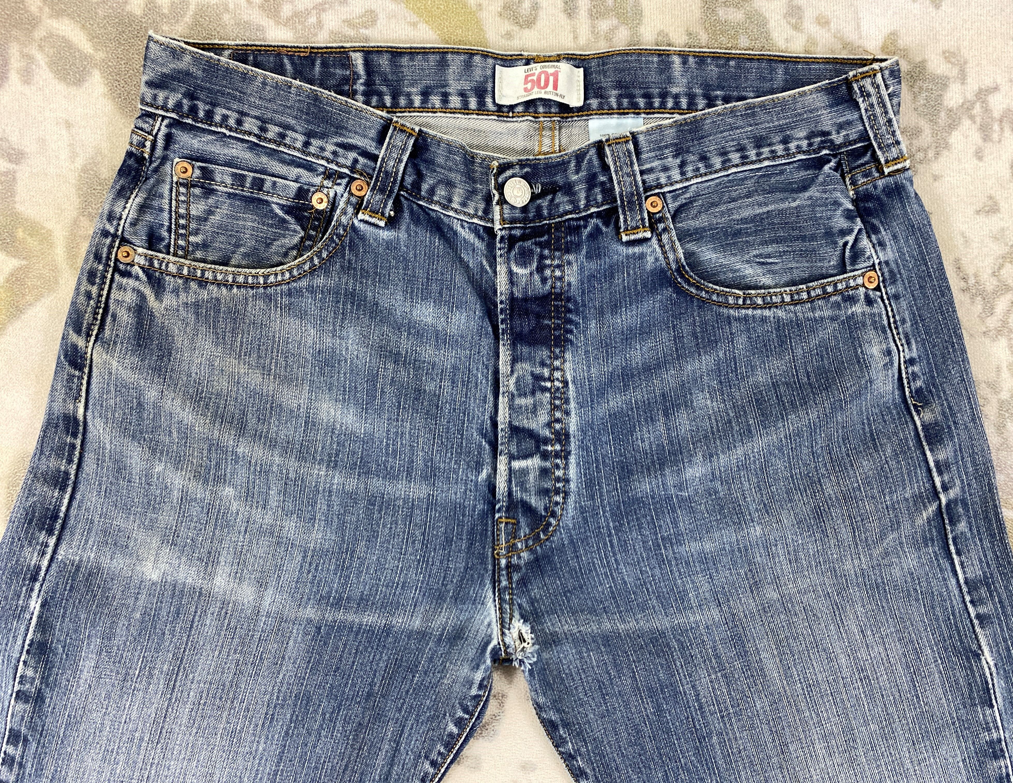 Levi's Dark Blue Vintage Levi's 501 Jeans 34x31.5 Denim -JN1602 Size US 34 / EU 50 - 3 Thumbnail