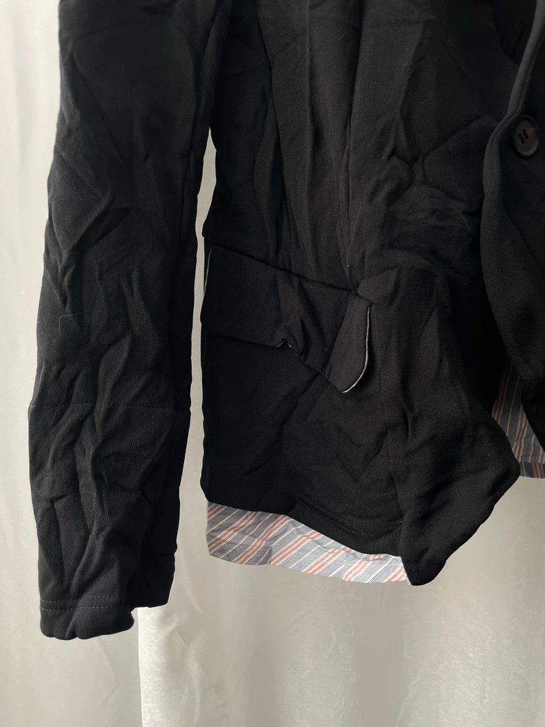 Yohji Yamamoto yohji Yamamoto size 2 Black Patchwork Blazer Size M / US 6-8 / IT 42-44 - 4 Thumbnail