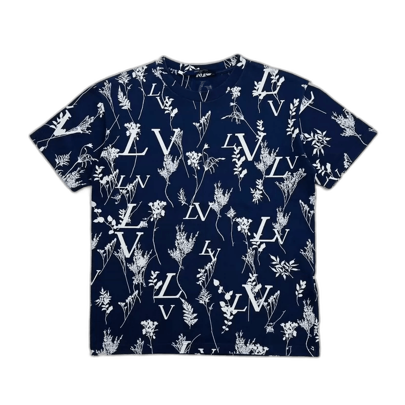 Louis Vuitton Louis Vuitton Logo Floral Print Short Sleeve Shirt Size US S / EU 44-46 / 1 - 1 Thumbnail