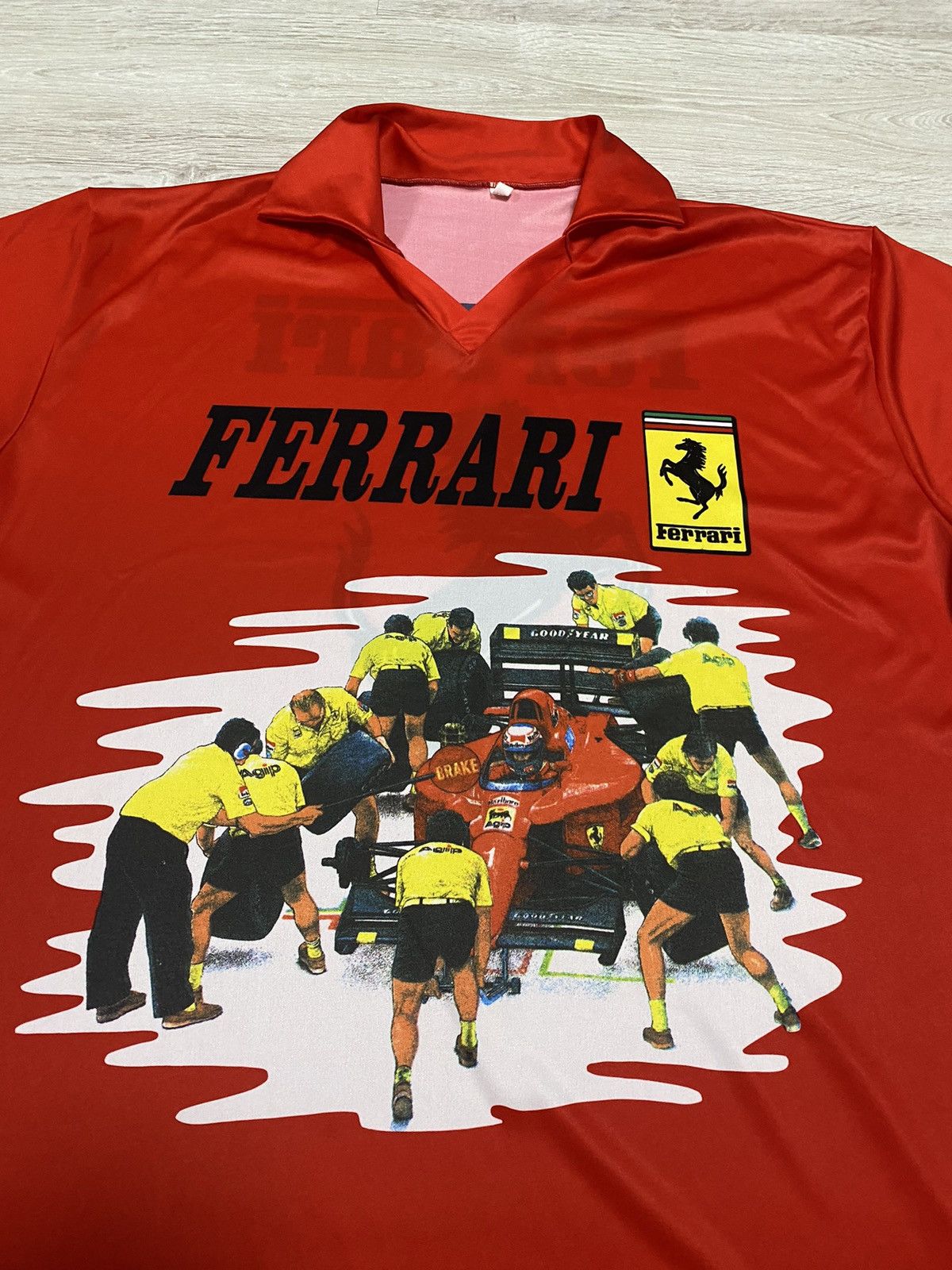 Vintage Vintage Jersey Ferrari pit stop size XXL 90’s Formula 1 Size US XXL / EU 58 / 5 - 2 Thumbnail