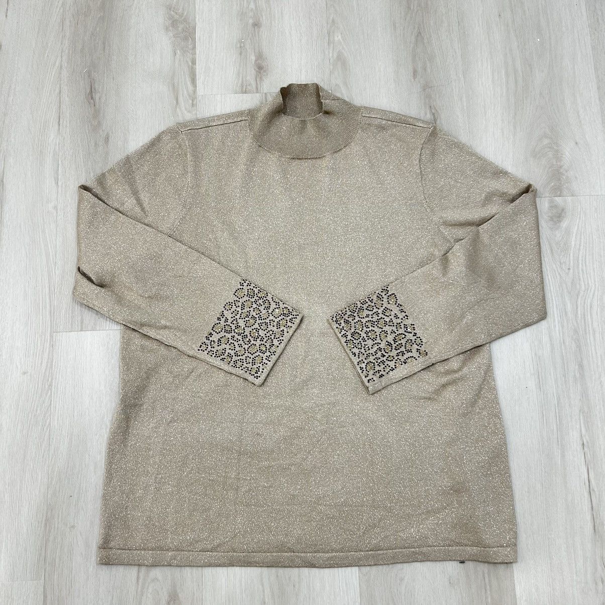 Chicos Beautiful Chicos Gold Shimmer Top (US XL) Size XL / US 12-14 / IT 48-50 - 1 Thumbnail