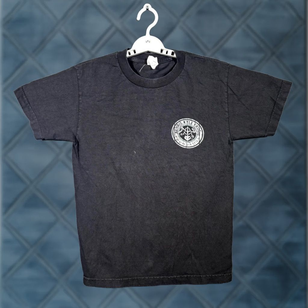 Vintage Alstyle T-Shirt Men’s S Black Cotton Chris Kyle Frog Foundation American Sniper Army Military Steampunk USA Mens Size US S / EU 44-46 / 1 - 1 Thumbnail