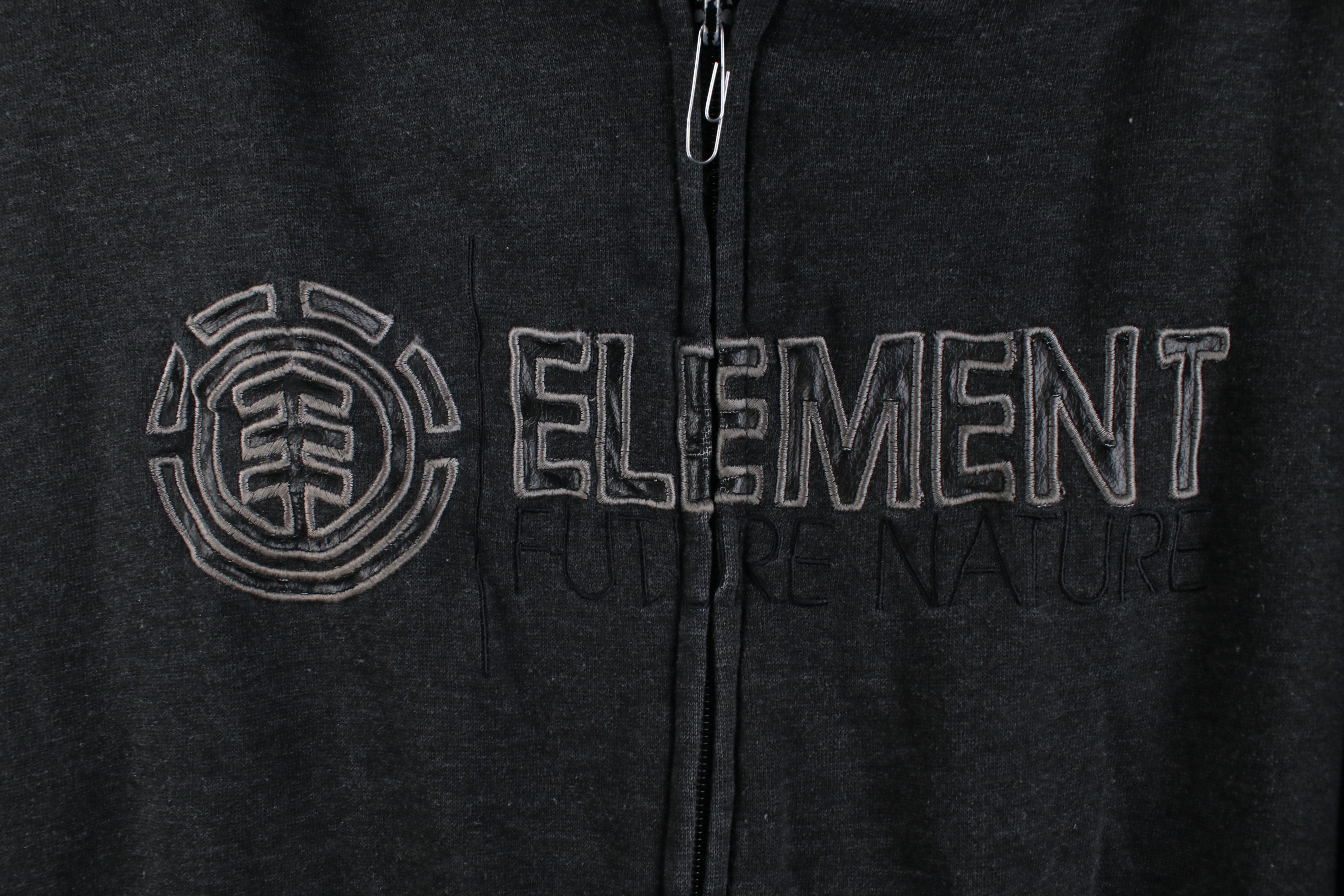 Element Vintage 90s Y2K Element Skateboards Lined Full Zip Hoodie Size US XL / EU 56 / 4 - 4 Thumbnail