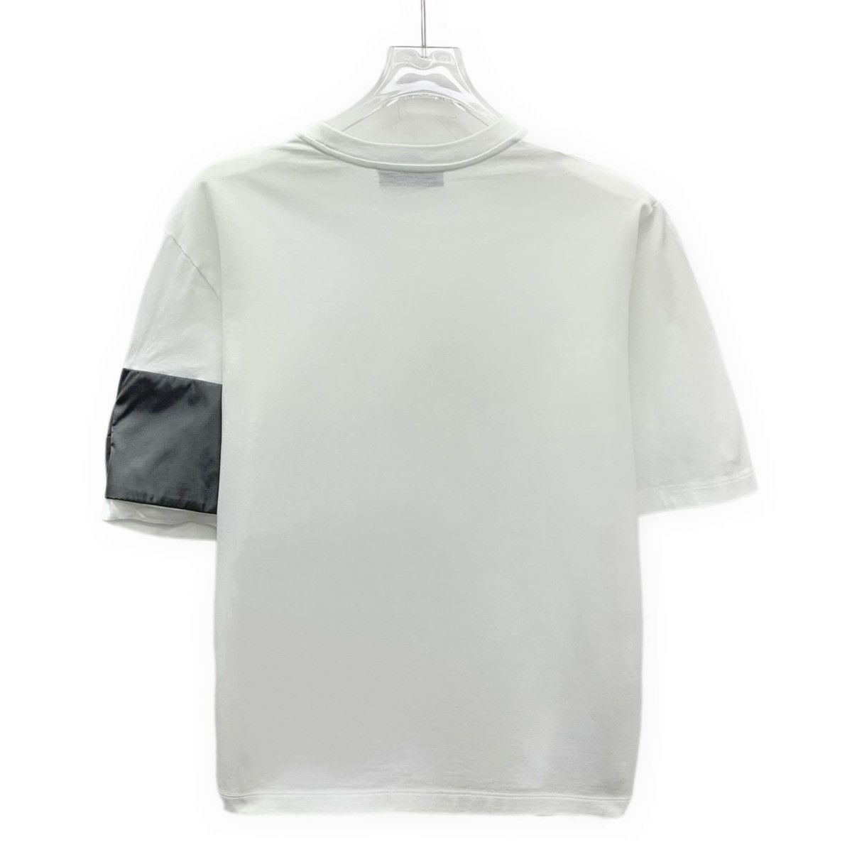 Prada Prada White Triangle Logo Pocket Short Sleeve T-shirt K26WX Size XS / US 0-2 / IT 36-38 - 2 Thumbnail