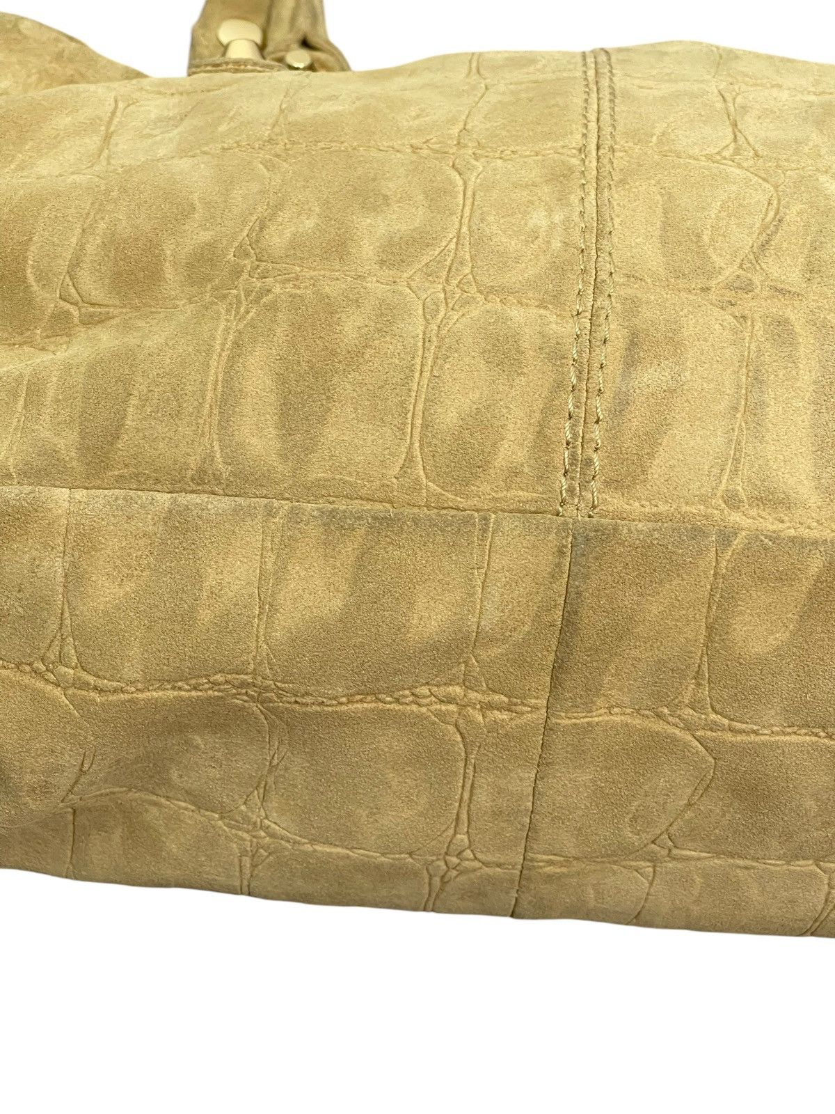 Genuine Leather Full Suede Leather Linea Pelle East-West Bag 1🟩6 Size ONE SIZE - 9 Thumbnail