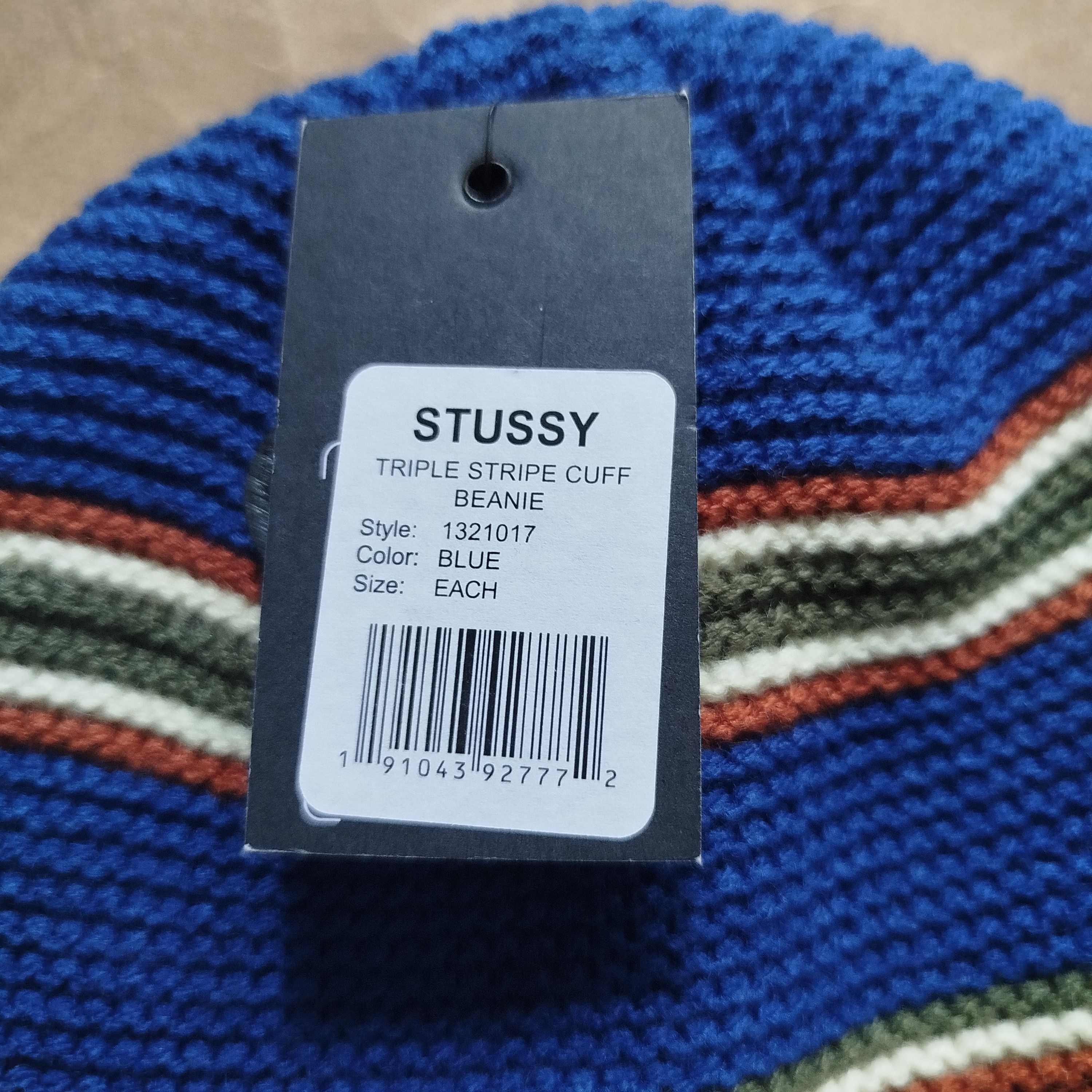 Stussy stussy triple stripe cuff beanie Size ONE SIZE - 3 Thumbnail