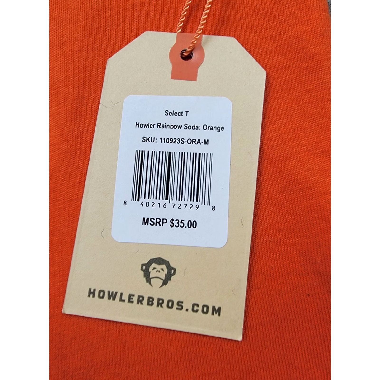 Howler Brothers Howler Brothers T-Shirt Mens M Orange Rainbow Logo Short Sleeve NWT Size US M / EU 48-50 / 2 - 5 Thumbnail