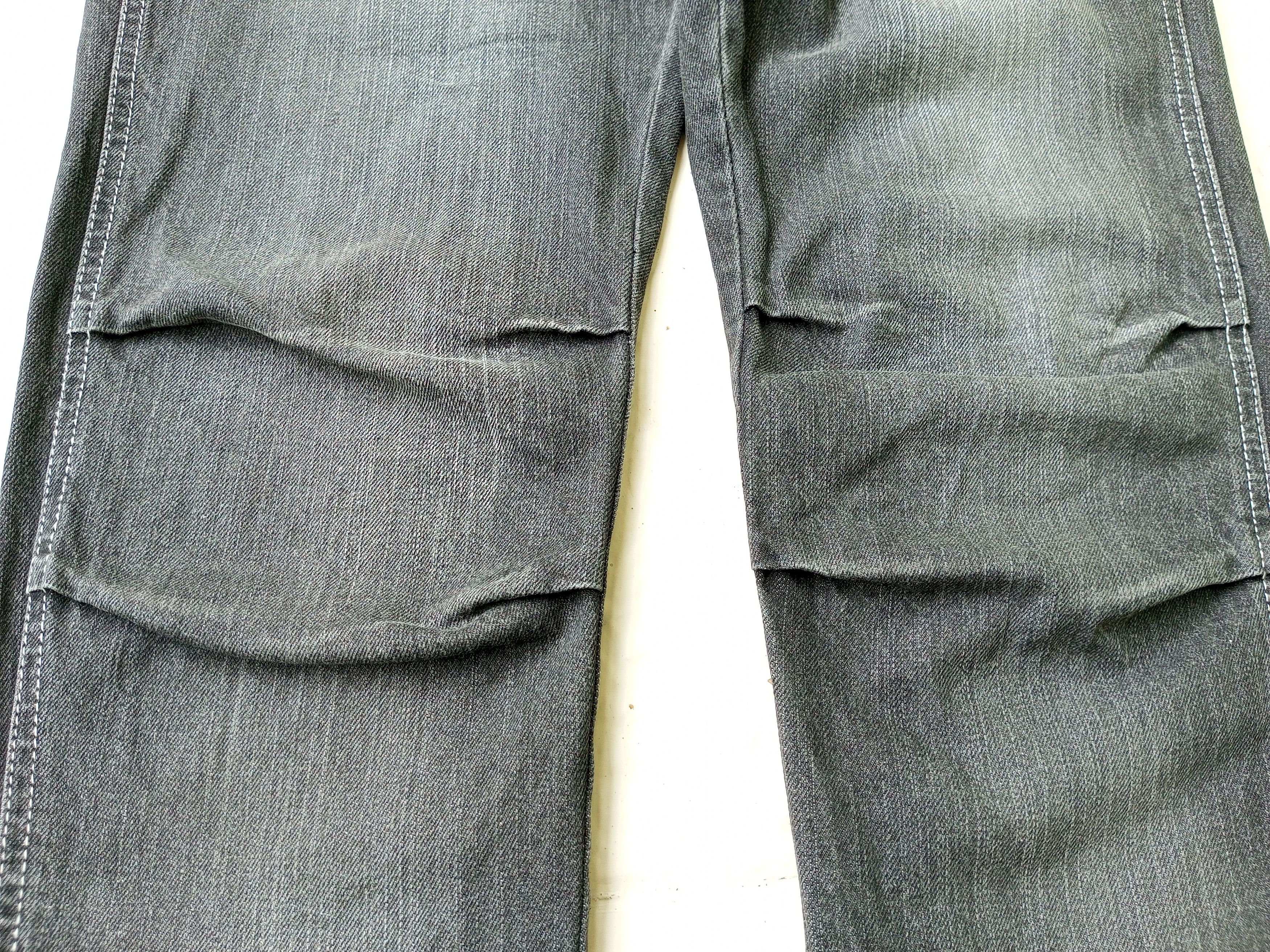 Japanese Brand Vtg Japanese Brand Tartan Layered Denim Pants Punk Style Size US 32 / EU 48 - 5 Thumbnail