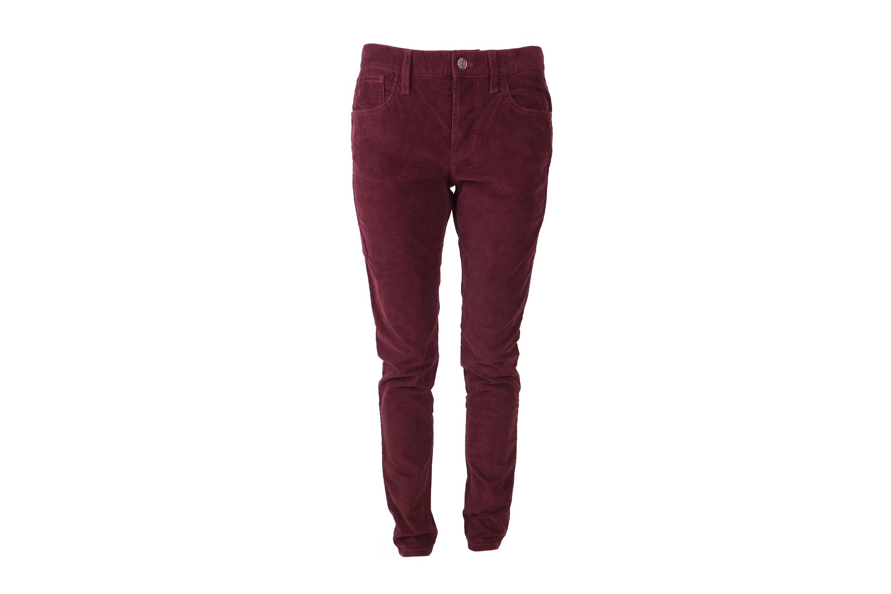 image of Gucci Corduroy Skinny Pants Jeans Brown Velvet 44 Slim Fit in Burgundy, Women's (Size 30)