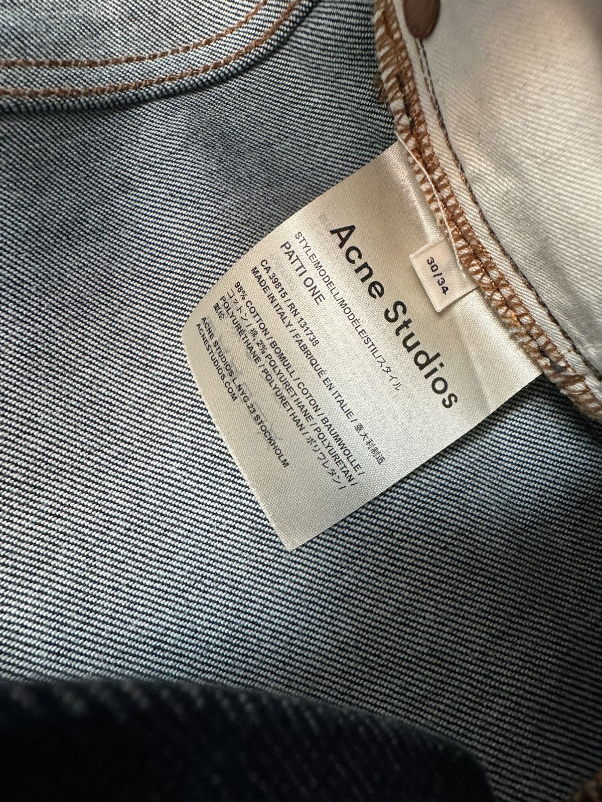 Acne Studios Acne Studios Patti One Denim Jeans Size 30" / US 8 / IT 44 - 7 Thumbnail