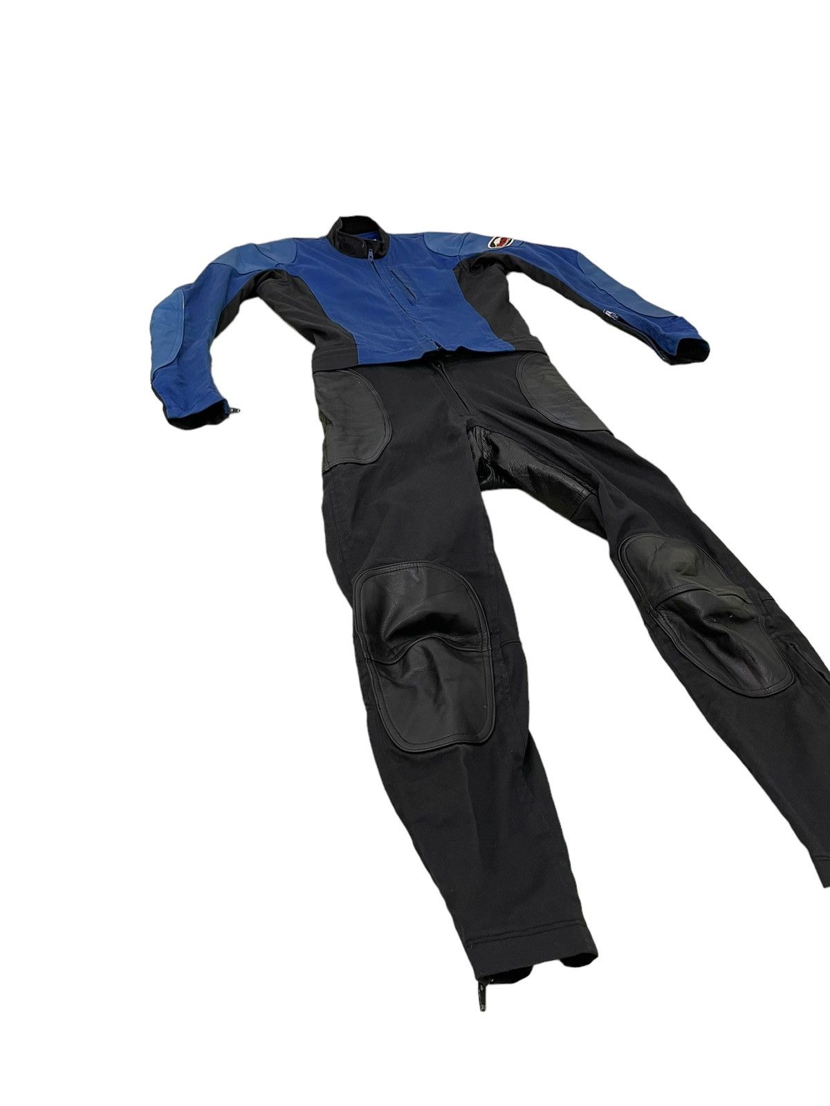 Sports Specialties Vtg 90s Kushitani Motor Jumpsuit Leather Cotton 5🟩3 Size US 29 - 2 Thumbnail