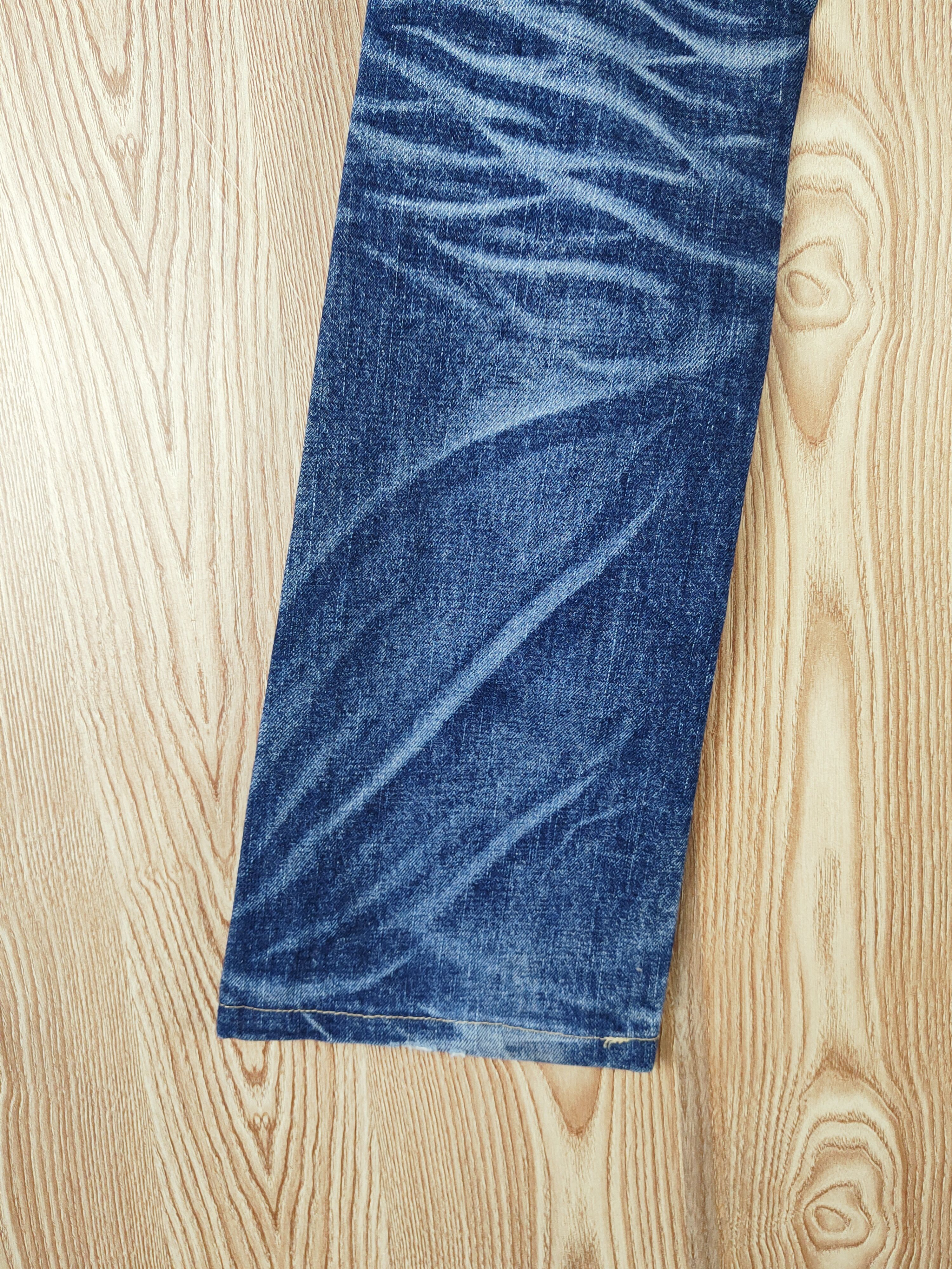 Japanese Brand Lolita Dark Blue Distressed Ripped Jeans #W342 Size 28" / US 6 / IT 42 - 12 Thumbnail