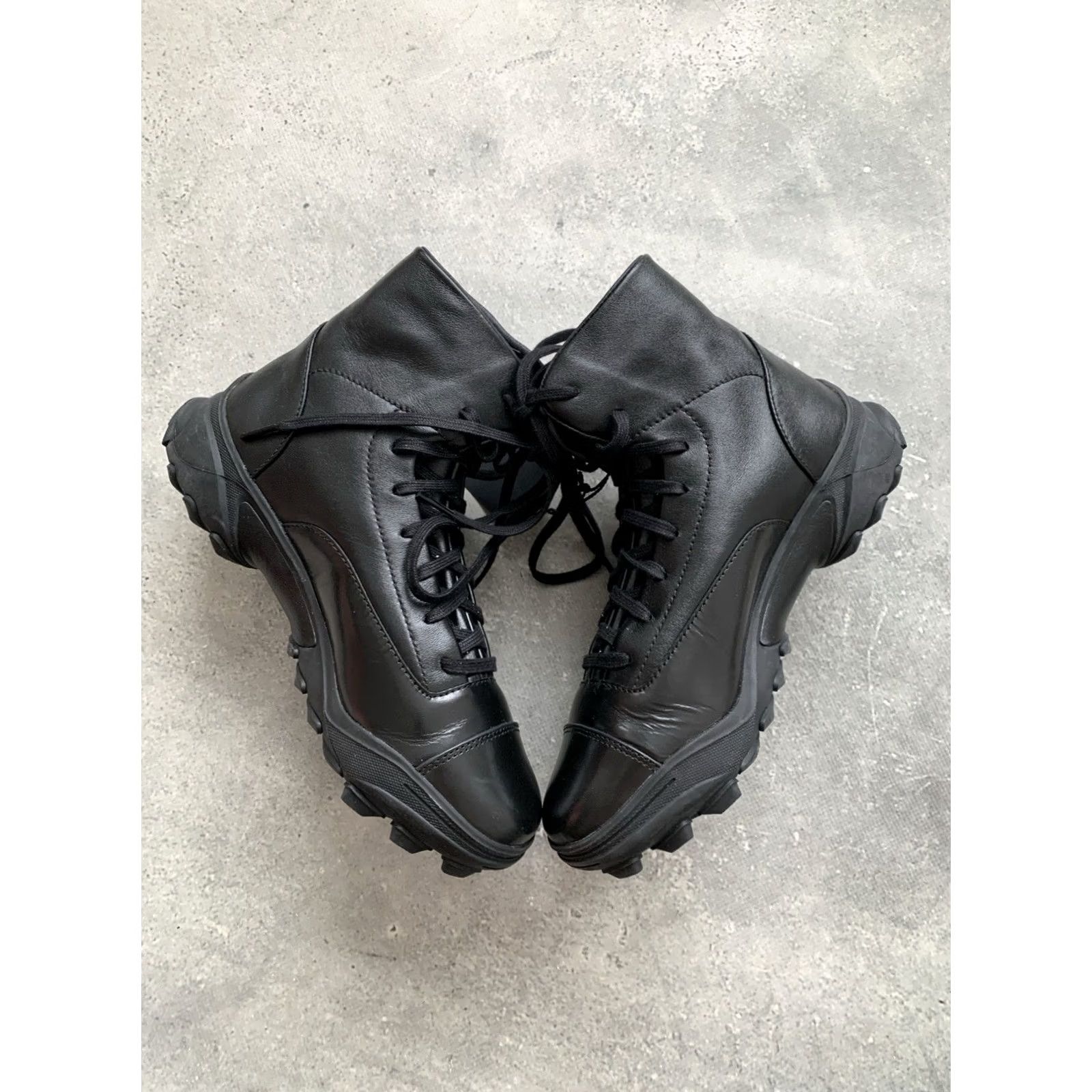 Adidas ADIDAS Y-3 GSG9 HIGH BOOTS COMBAT SIZE US 6.5 UK 6 EU 39 1/3 BLACK Leather Mens Shoes Sneaker 2023 Size US 6 / EU 39 - 4 Thumbnail