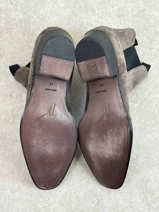 Giuseppe Zanotti Giuseppe Zanotti Tern Suede Leather Chelsea Boots Size US 11 / EU 44 - 10 Thumbnail