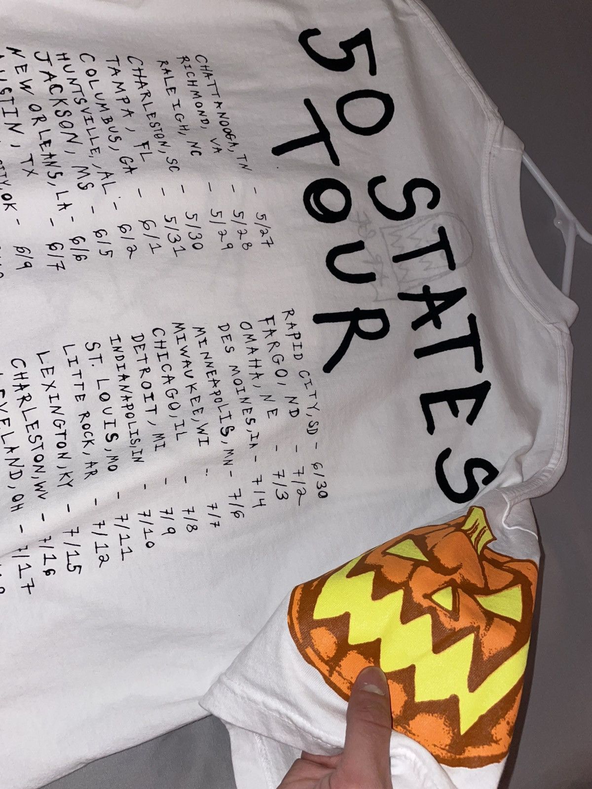 Asspizza AssPizza 730 Goblin 50 State Tour Tee Shirt Size Large Size US L / EU 52-54 / 3 - 8 Thumbnail
