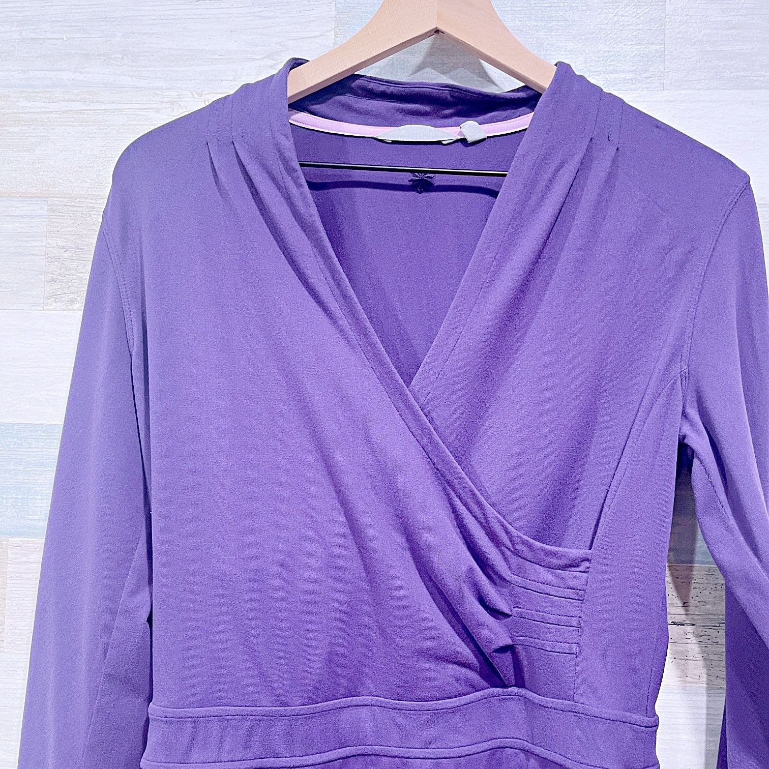 Athleta Athleta Suedy Lady Wrap Dress Purple Womens Medium Size M / US 6-8 / IT 42-44 - 2 Thumbnail