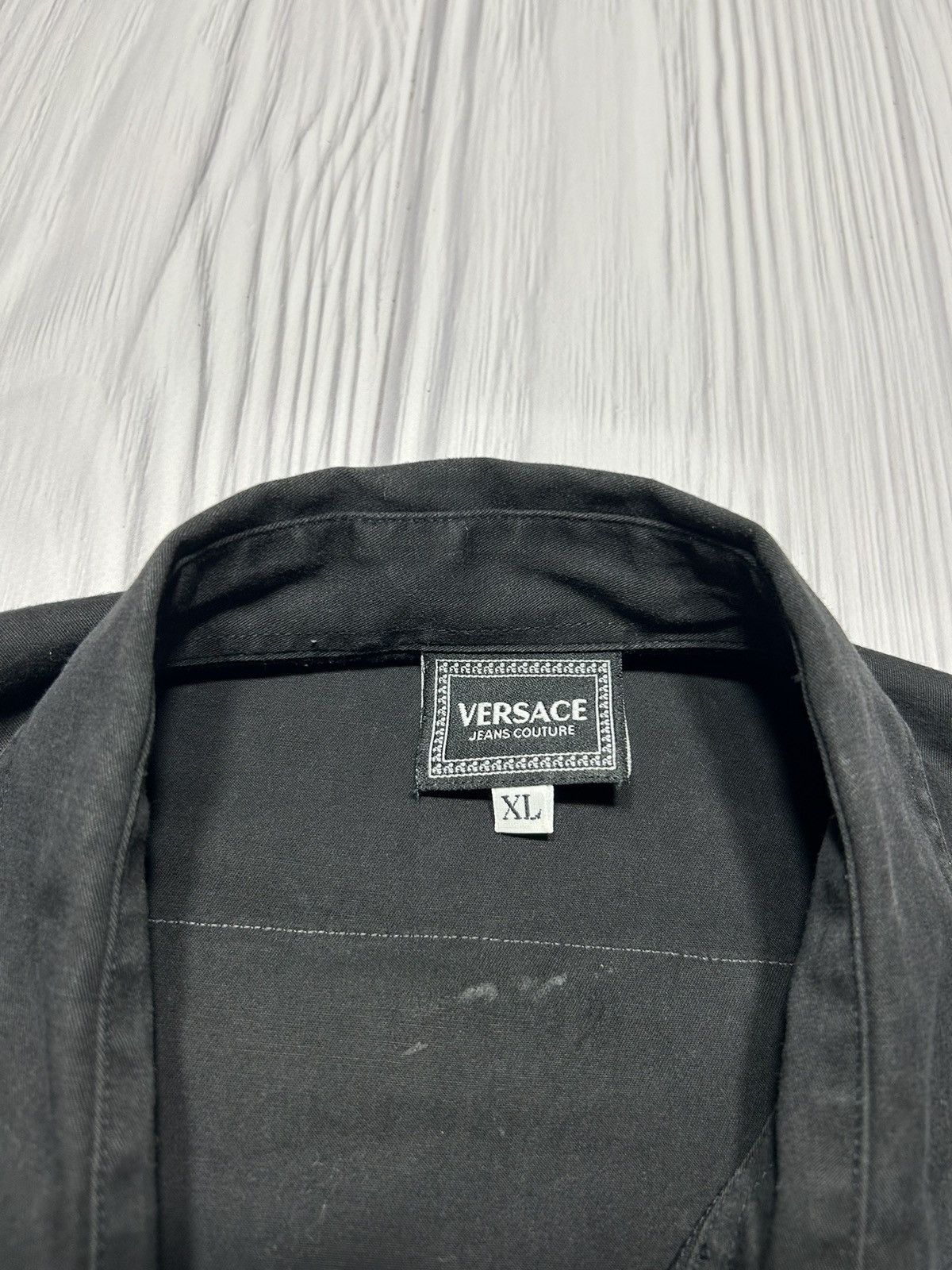 Versace Jeans Couture Vintage Versace Jeans Couture Big Logo Greece Style Shirt Size US XL / EU 56 / 4 - 15 Thumbnail
