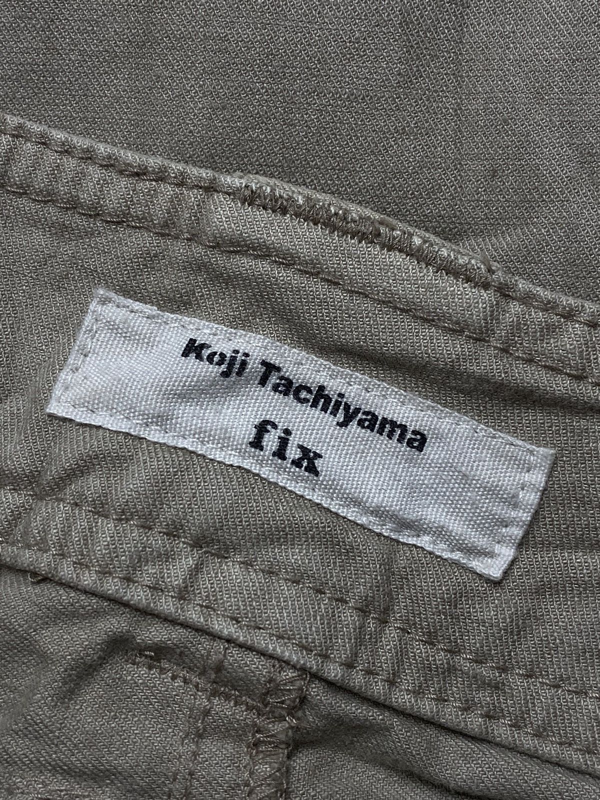 If Six Was Nine 1990s Koji Tachiyama - Single Pocket Flared Cargo Size US 29 - 7 Thumbnail