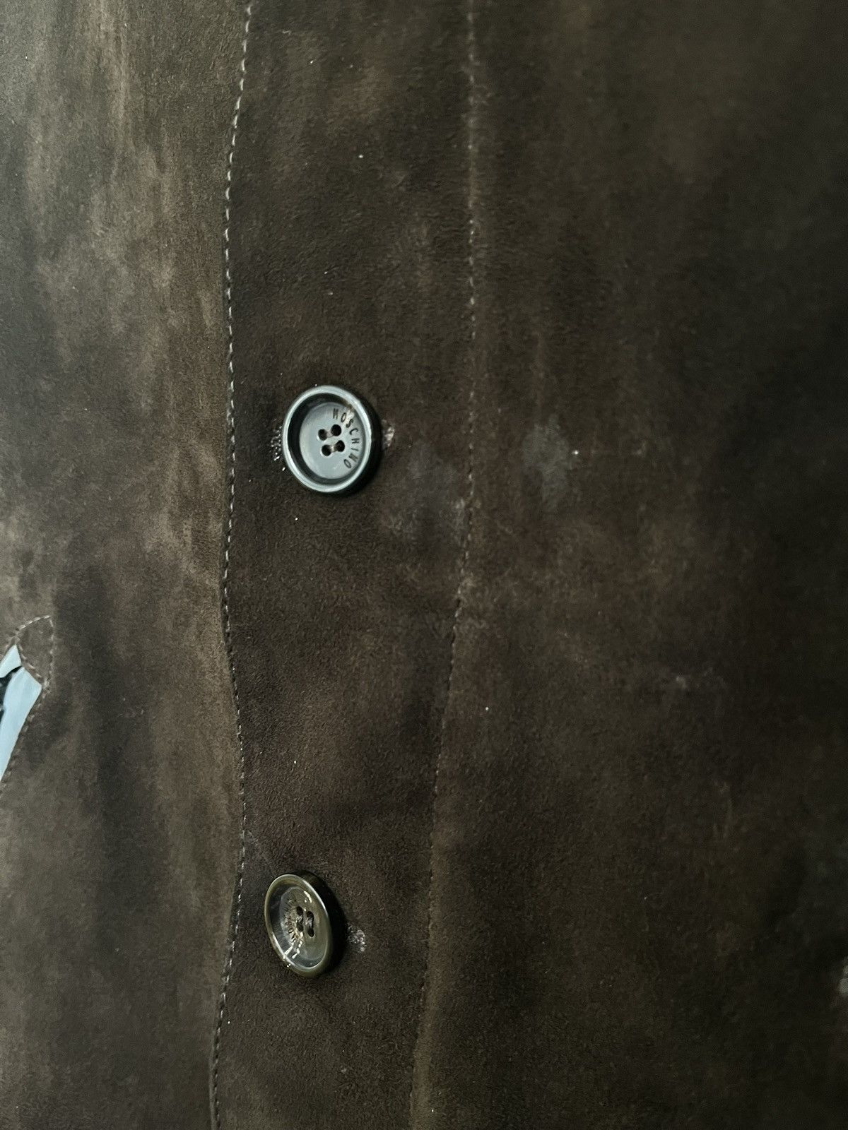 Moschino Moschino Suede Leather Varsity Bomber Jacket Made In Italy Size US S / EU 44-46 / 1 - 5 Thumbnail